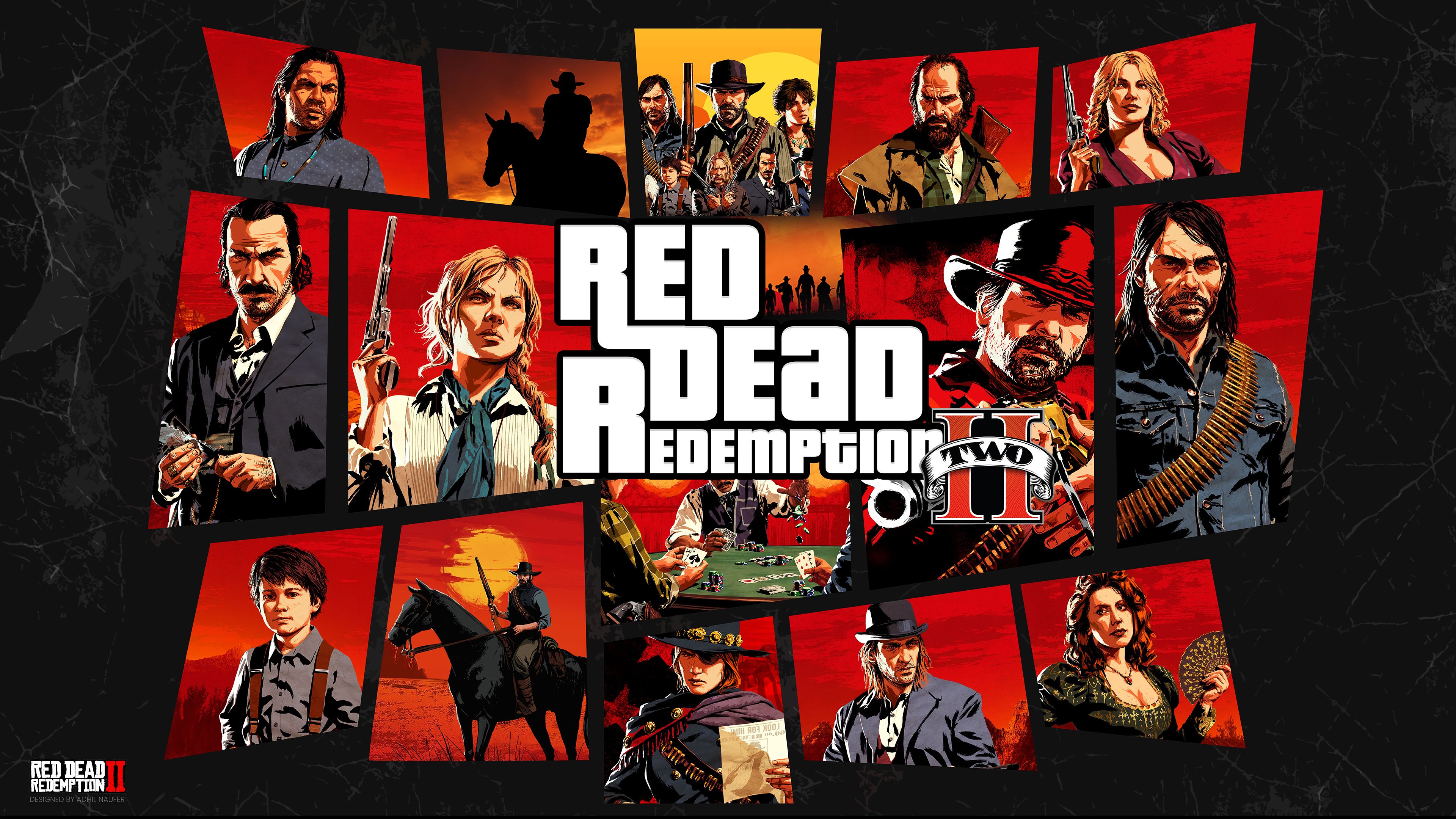 Téléchargez des papiers peints mobile Jeux Vidéo, Red Dead Redemption 2, Mort Rouge gratuitement.