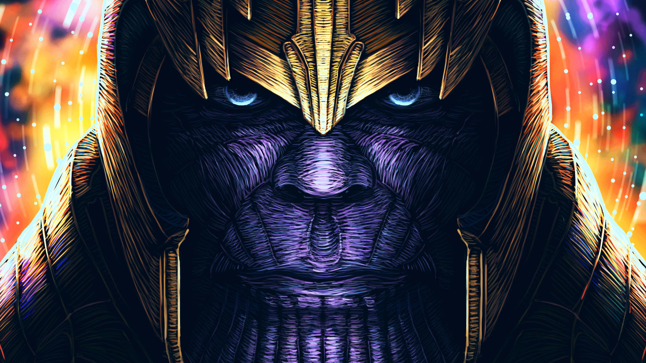 Handy-Wallpaper Comics, Thanos kostenlos herunterladen.