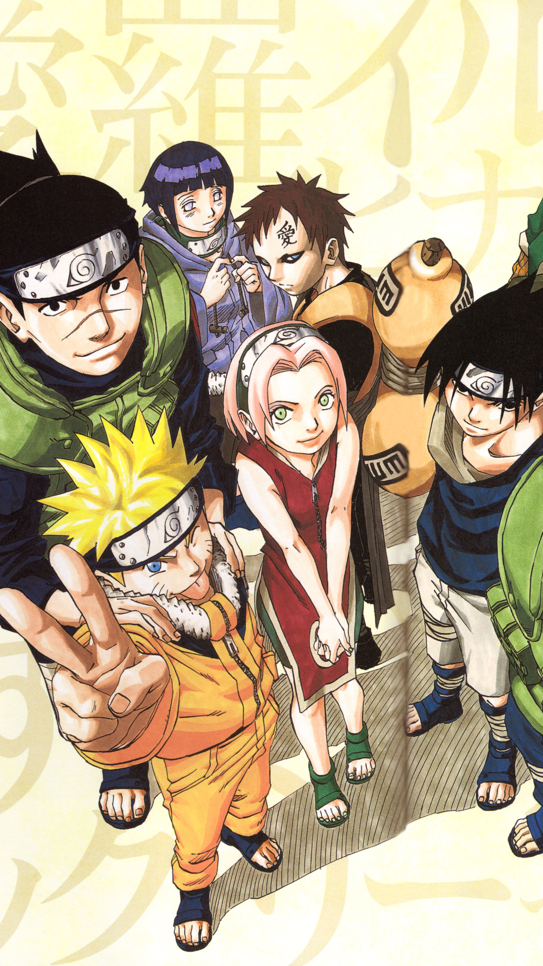 Handy-Wallpaper Naruto, Animes, Sasuke Uchiha, Itachi Uchiha, Hinata Hyuga, Sakura Haruno, Gaara (Naruto), Naruto Uzumaki, Rock Lee, Kakashi Hatake kostenlos herunterladen.