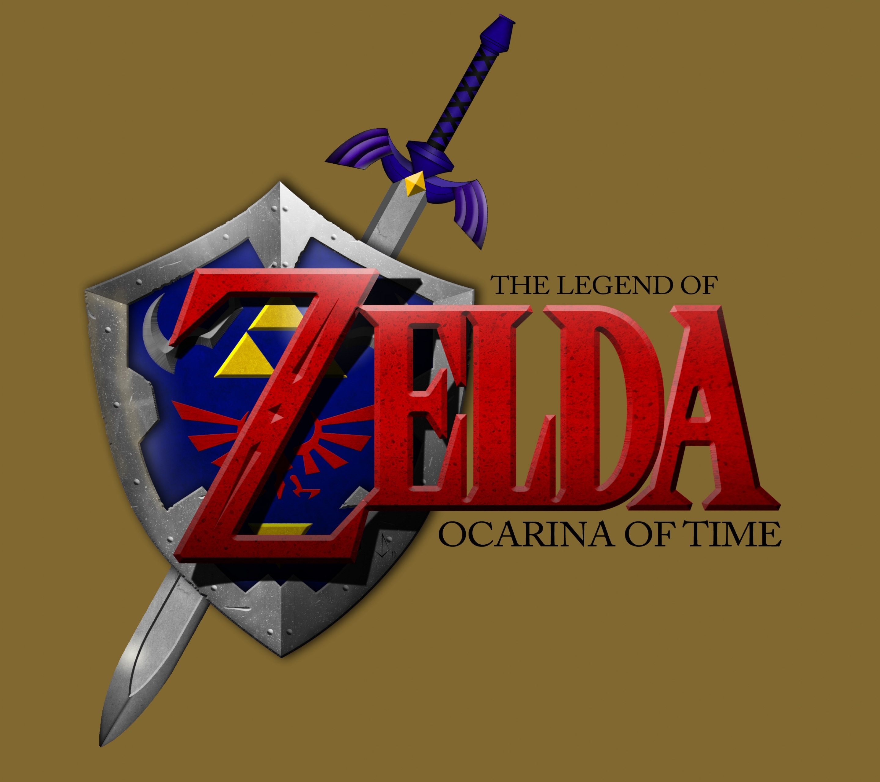Laden Sie das Logo, Computerspiele, Zelda, The Legend Of Zelda: Ocarina Of Time-Bild kostenlos auf Ihren PC-Desktop herunter