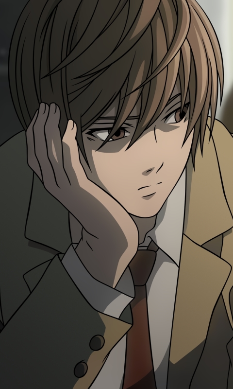 Handy-Wallpaper Death Note, Animes, Leichtes Yagami kostenlos herunterladen.