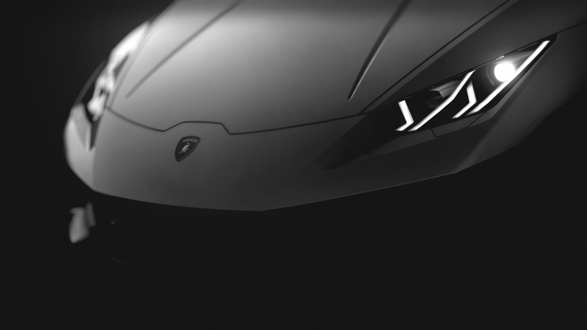 Descarga gratuita de fondo de pantalla para móvil de Lamborghini, Blanco Y Negro, Lamborghini Huracán, Vehículos.