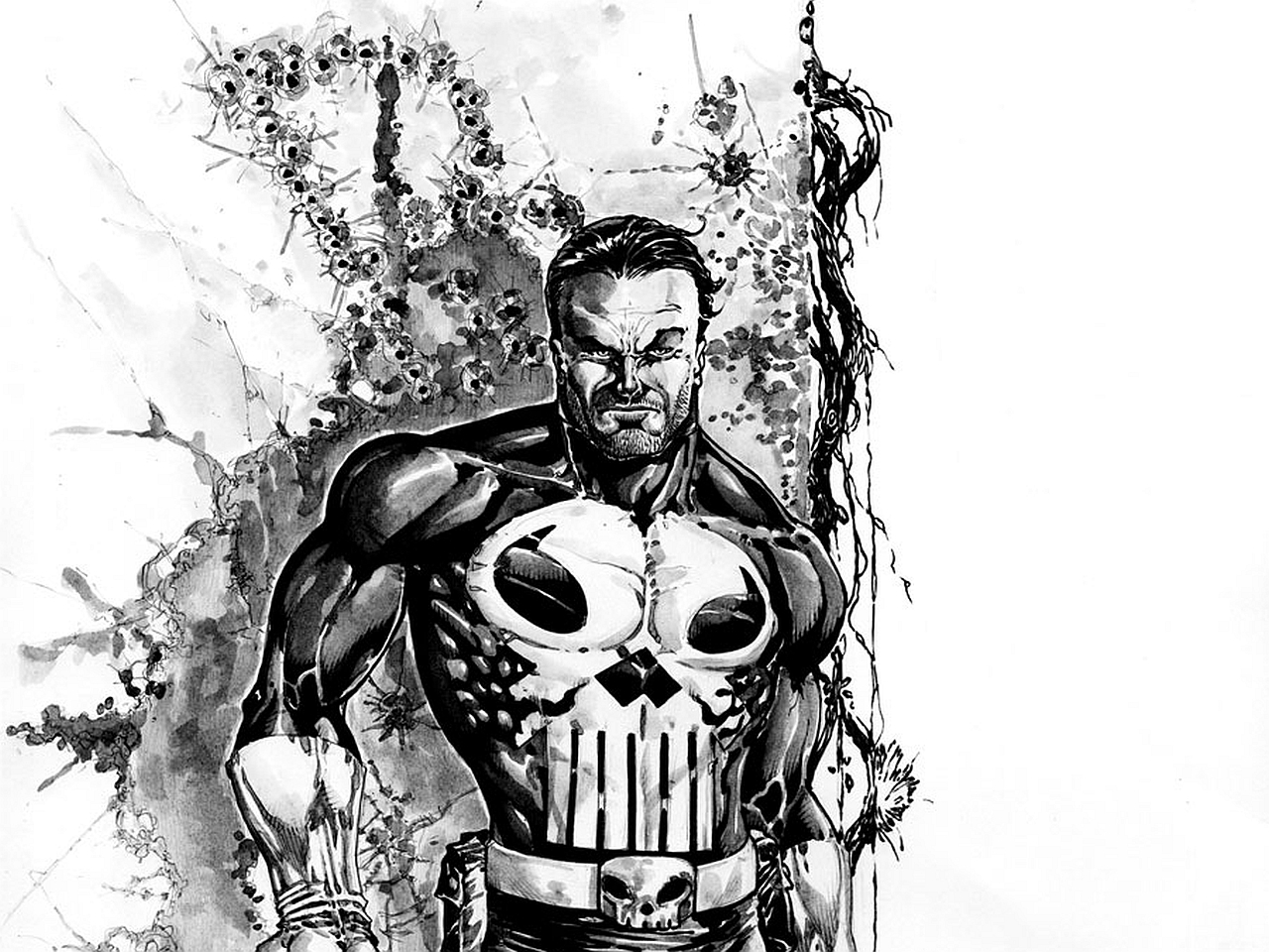 Handy-Wallpaper Comics, Marvel's The Punisher kostenlos herunterladen.