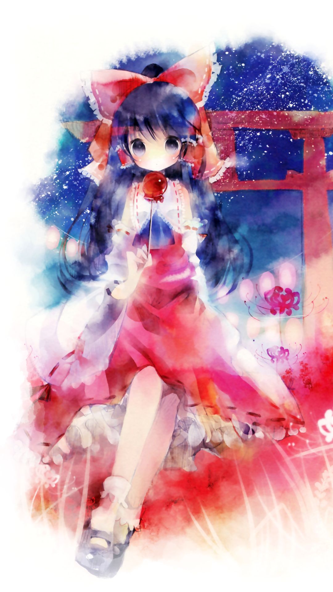 Téléchargez des papiers peints mobile Animé, Touhou, Reimu Hakurei gratuitement.