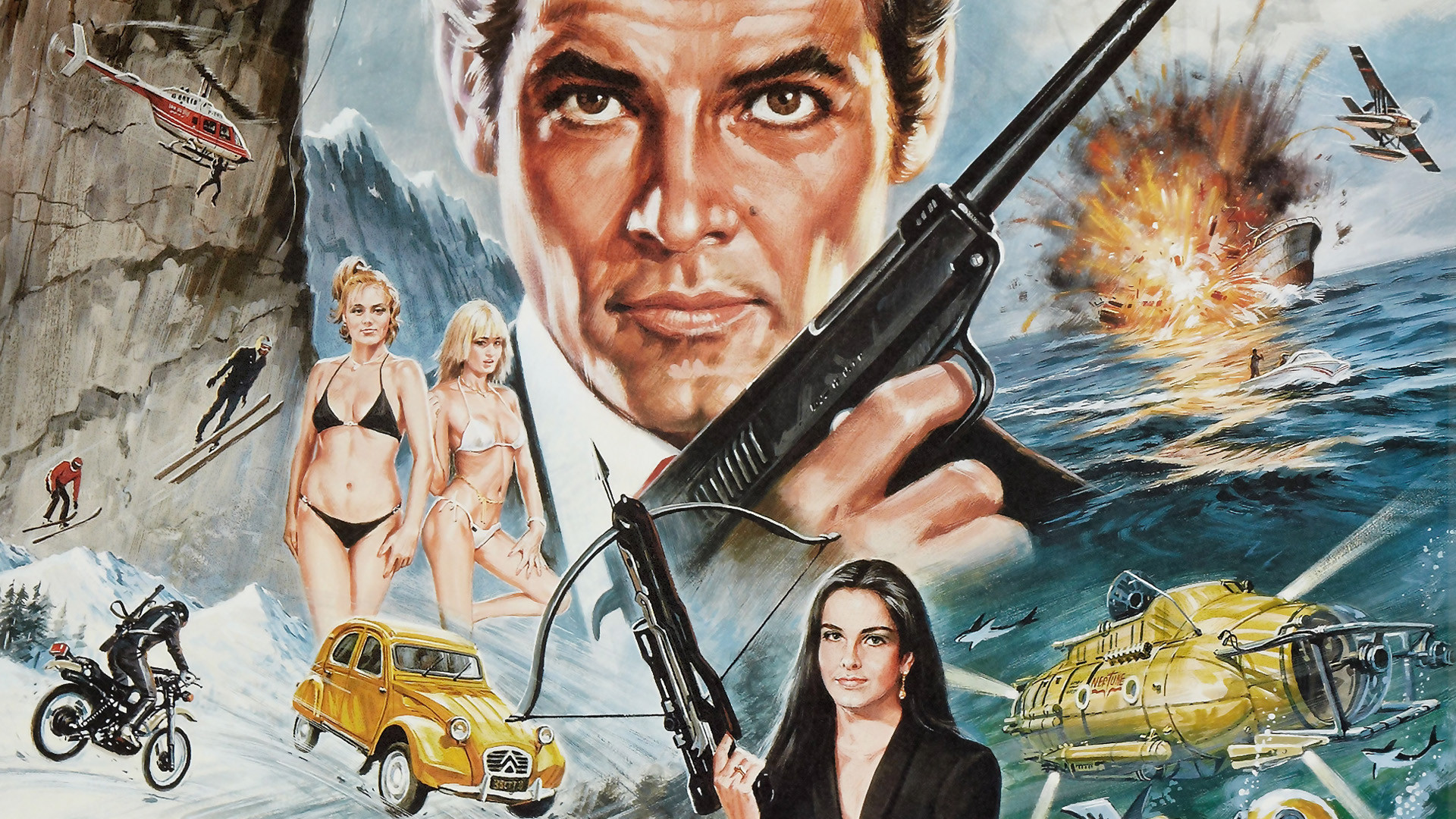 movie, for your eyes only, carole bouquet, james bond, melina havelock, roger moore