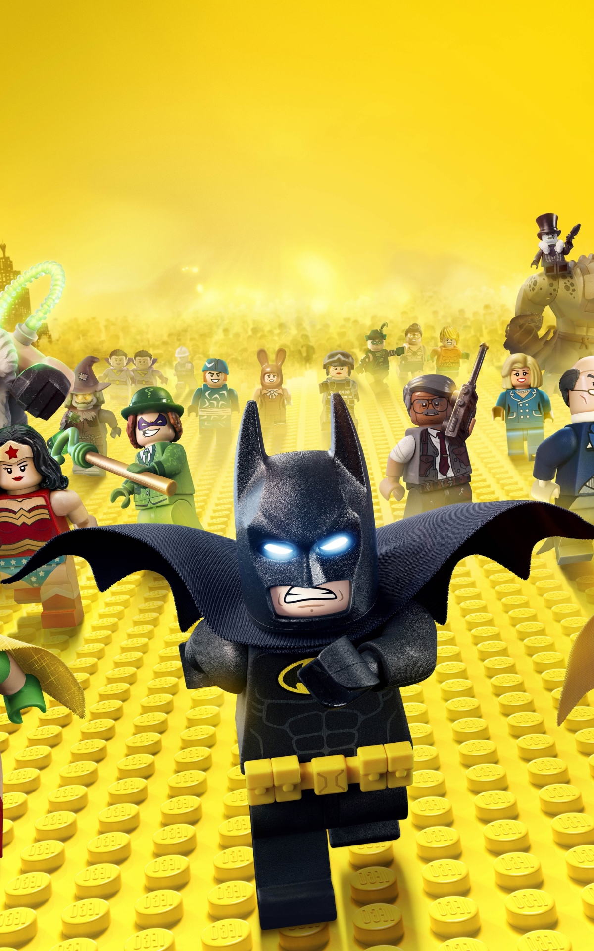 Download mobile wallpaper Batman, Movie, Wonder Woman, Riddler (Dc Comics), James Gordon, The Lego Batman Movie for free.
