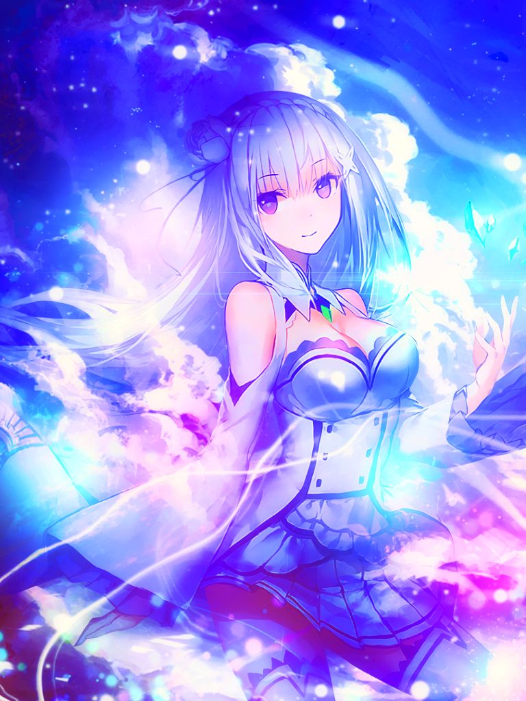 Descarga gratuita de fondo de pantalla para móvil de Animado, Emilia (Re:zero), Re:zero Comenzando La Vida En Otro Mundo.