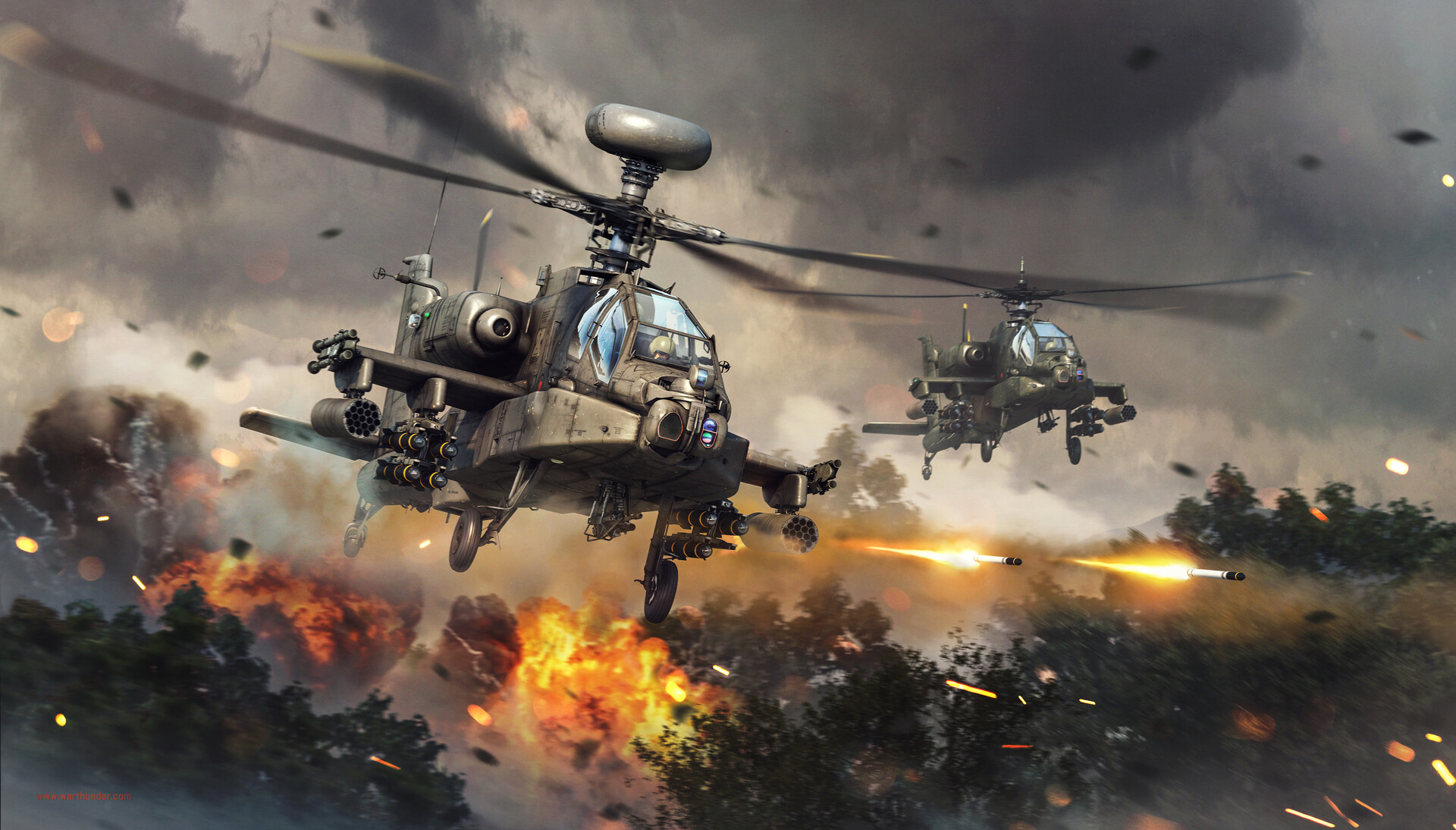 Descarga gratis la imagen Helicóptero, Videojuego, Helicóptero De Ataque, War Thunder en el escritorio de tu PC