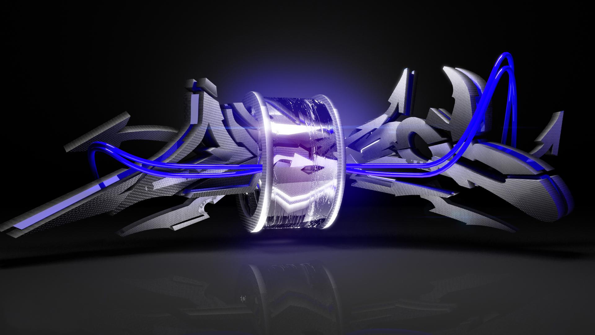 Free download wallpaper Abstract, 3D, Neon, Cgi on your PC desktop