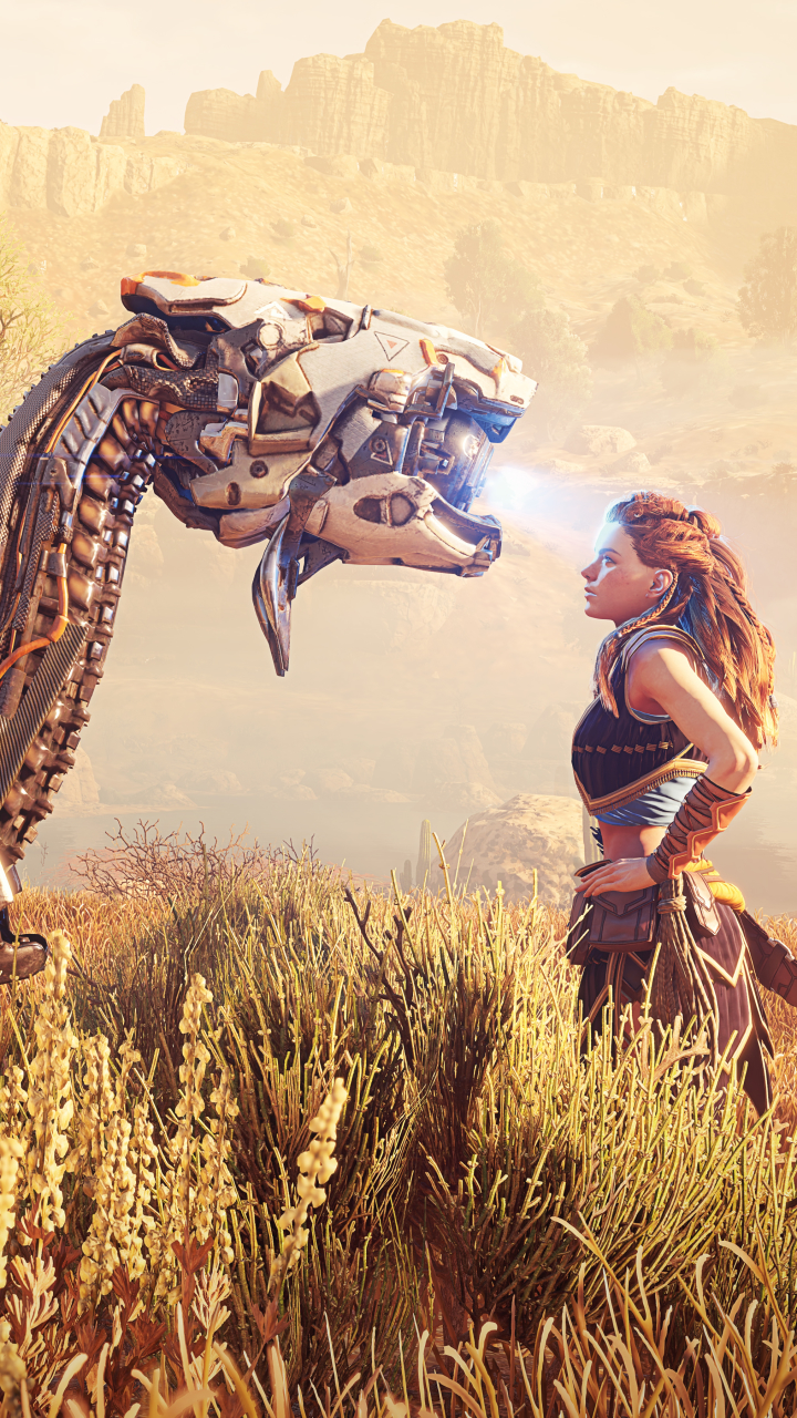 Handy-Wallpaper Computerspiele, Horizon Zero Dawn, Aloy (Horizon Serie) kostenlos herunterladen.