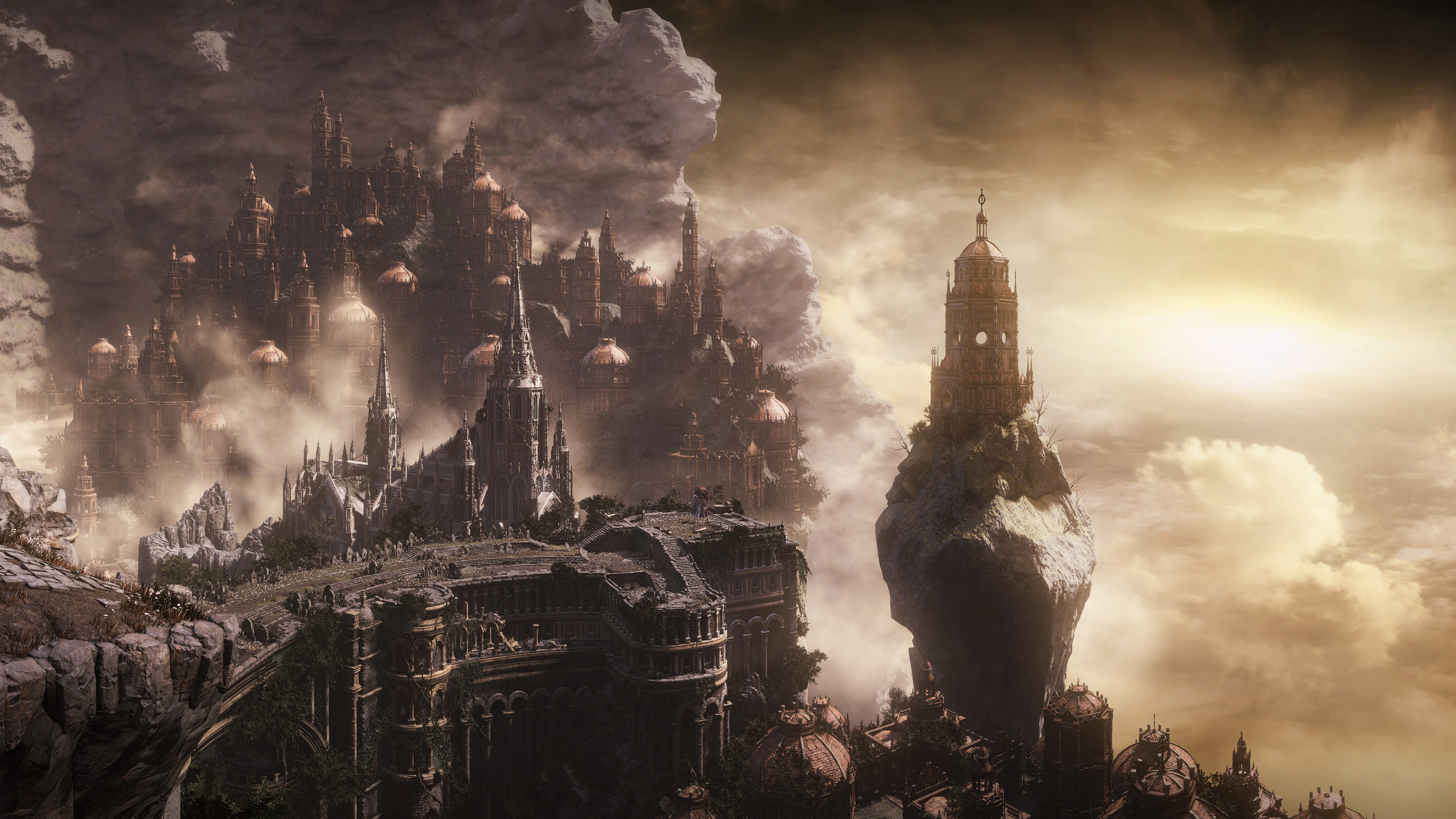 Descarga gratuita de fondo de pantalla para móvil de Fantasía, Ciudad, Videojuego, Dark Souls, Dark Souls Iii.