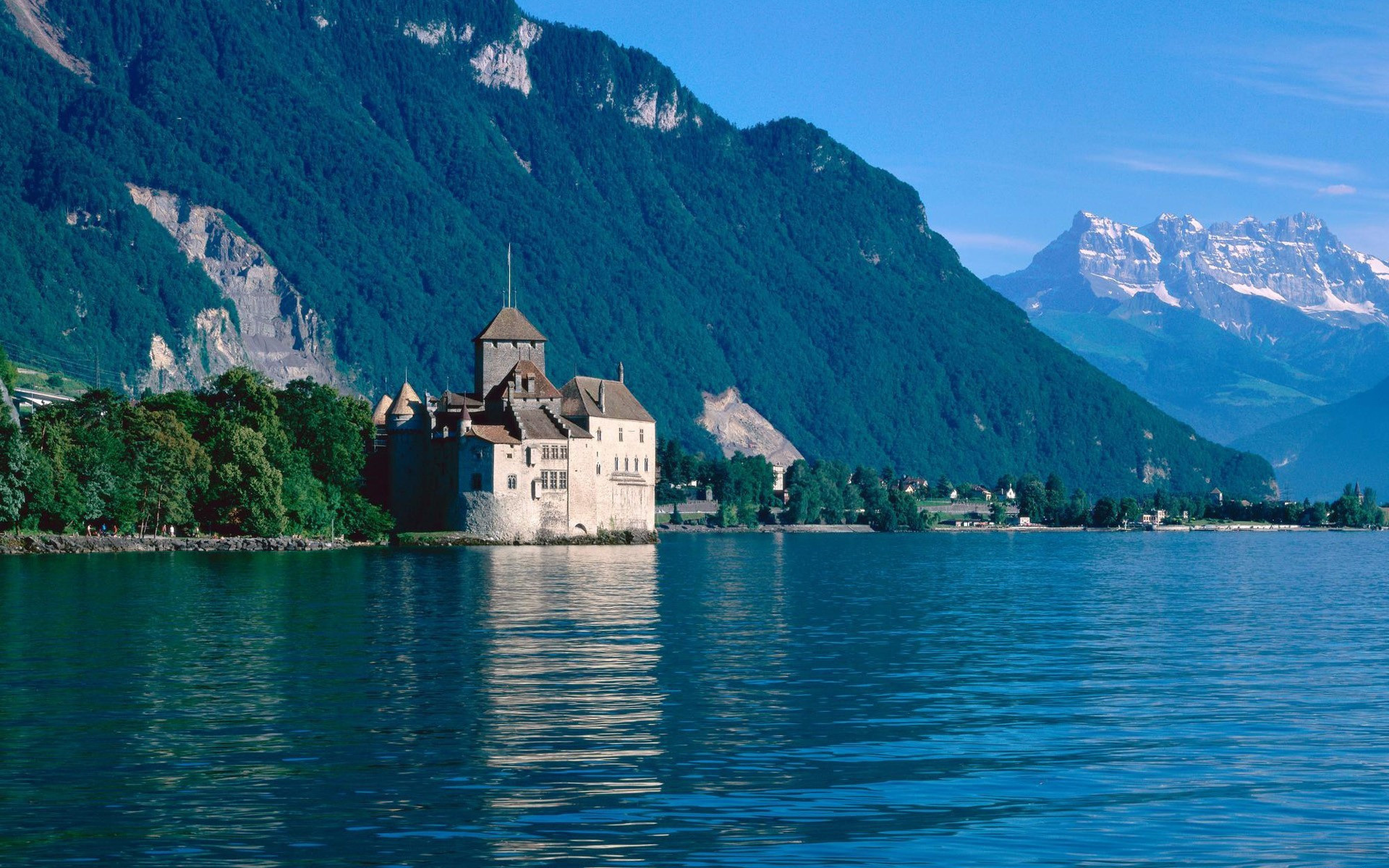 Die besten Schloss Chillon-Hintergründe für den Telefonbildschirm