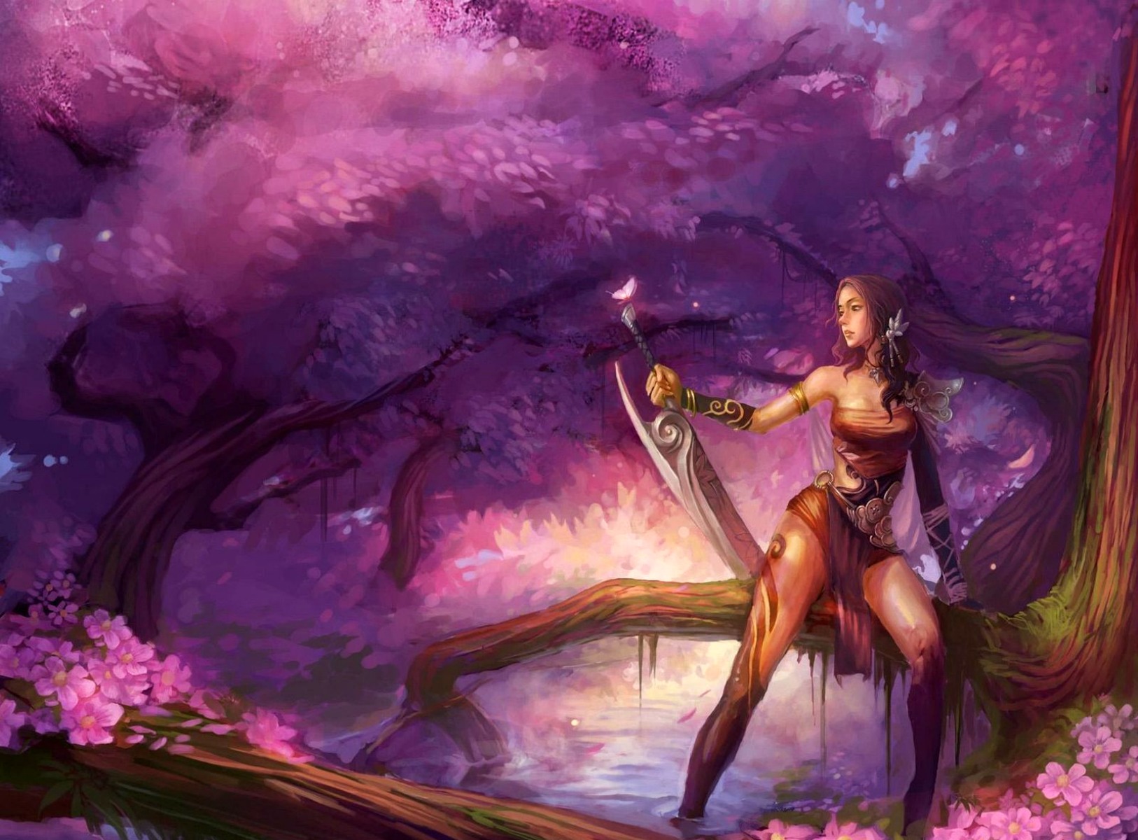 Download mobile wallpaper Women Warrior, Fantasy for free.