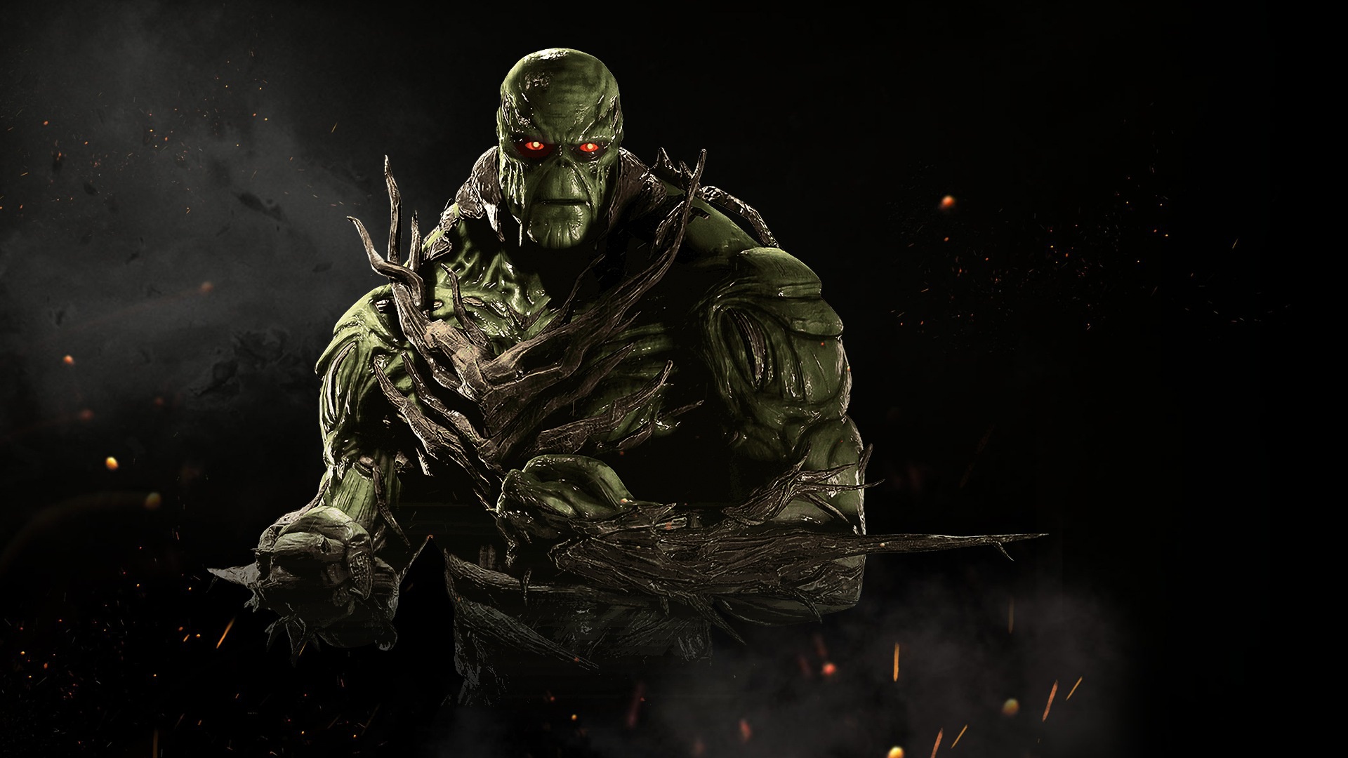 injustice 2, video game, swamp thing, injustice