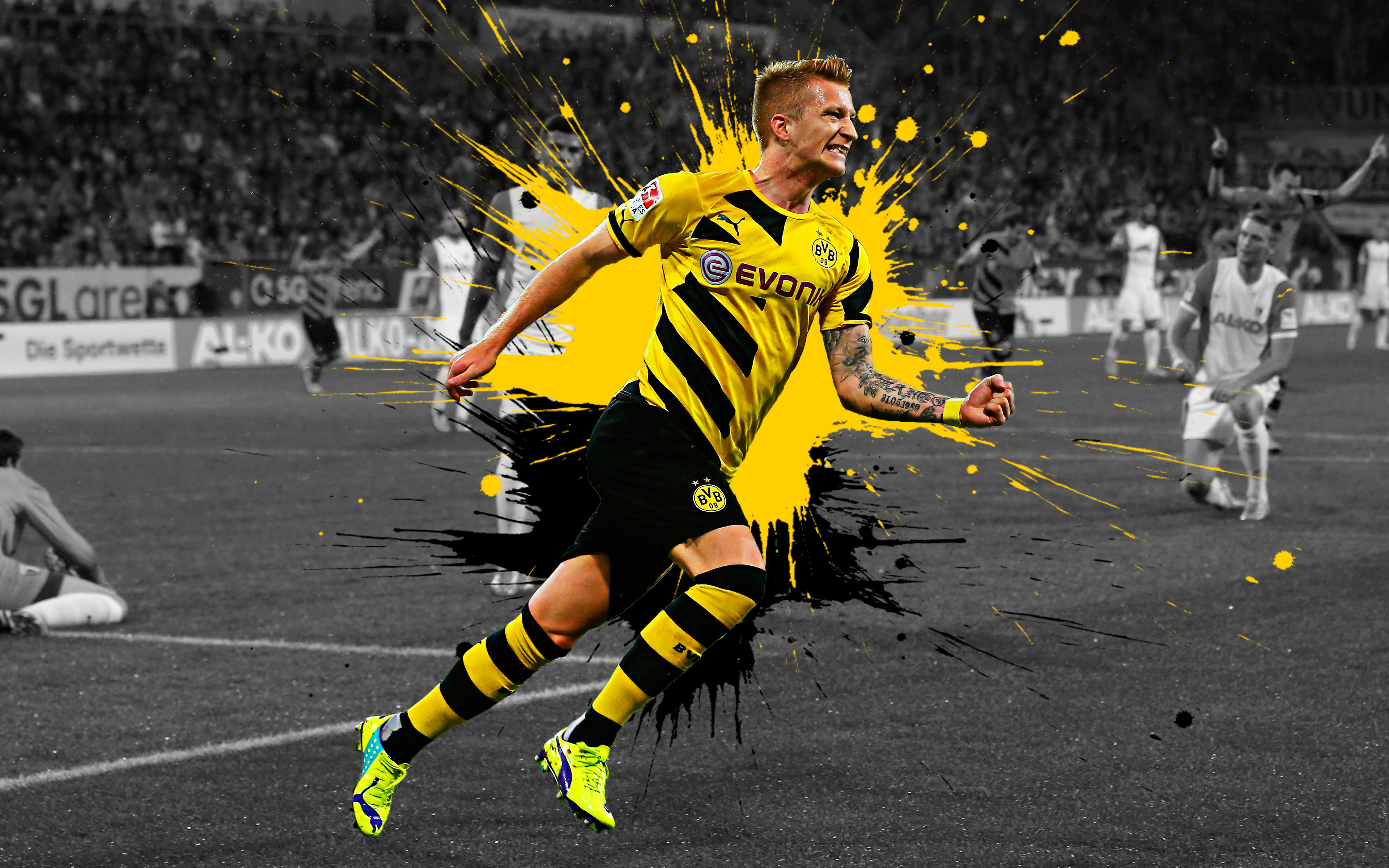 Free download wallpaper Sports, German, Soccer, Borussia Dortmund, Marco Reus on your PC desktop