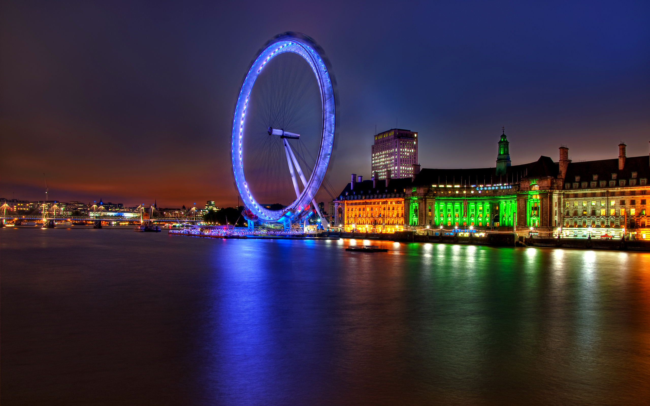 Завантажити шпалери London Eye на телефон безкоштовно