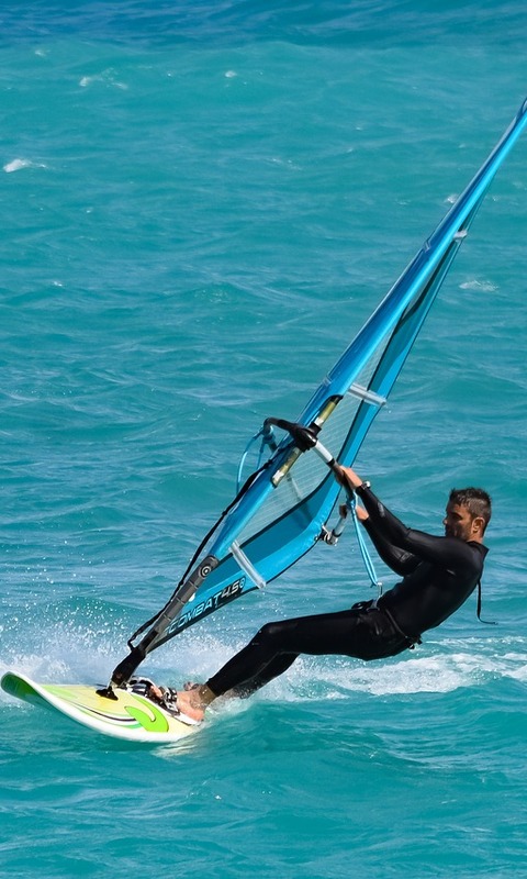 Handy-Wallpaper Windsurfen, Sport kostenlos herunterladen.
