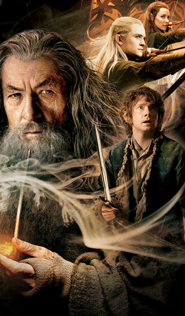 Descarga gratuita de fondo de pantalla para móvil de El Señor De Los Anillos, Películas, Gandalf, El Hobbit: La Desolación De Smaug.