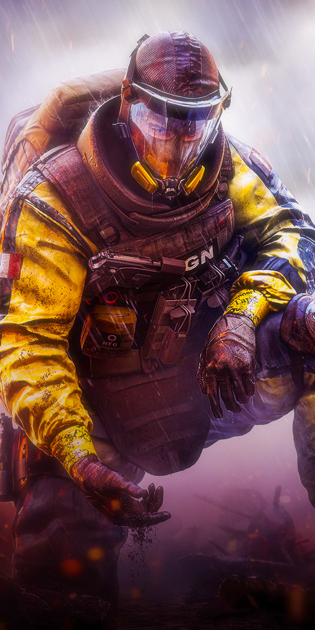 Download mobile wallpaper Gas Mask, Video Game, Tom Clancy's Rainbow Six: Siege for free.