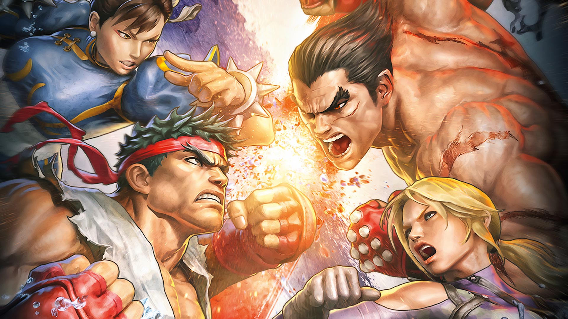 Популярні заставки і фони Street Fighter X Tekken на комп'ютер