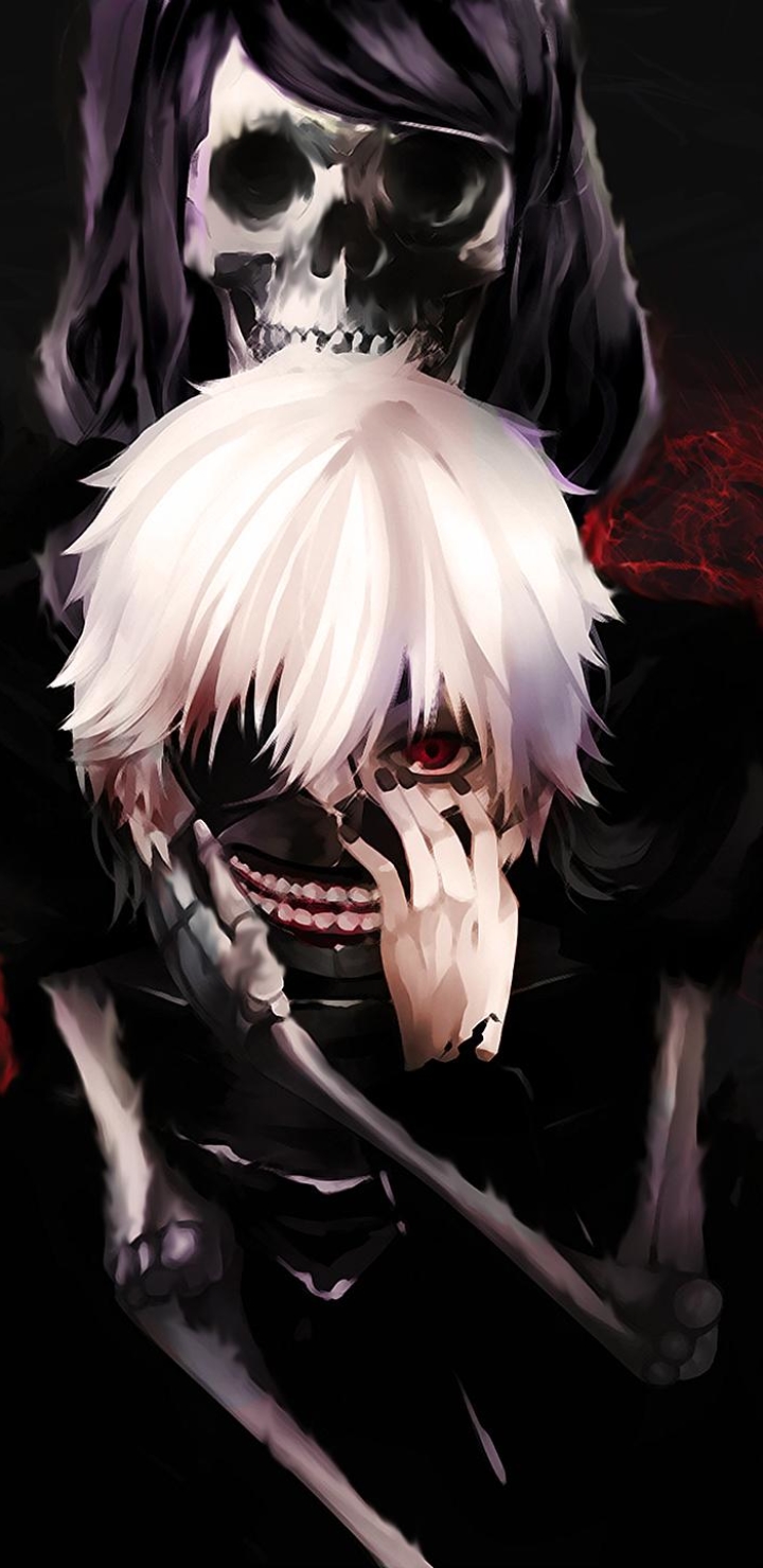 Download mobile wallpaper Anime, Ken Kaneki, Tokyo Ghoul, Touka Kirishima for free.