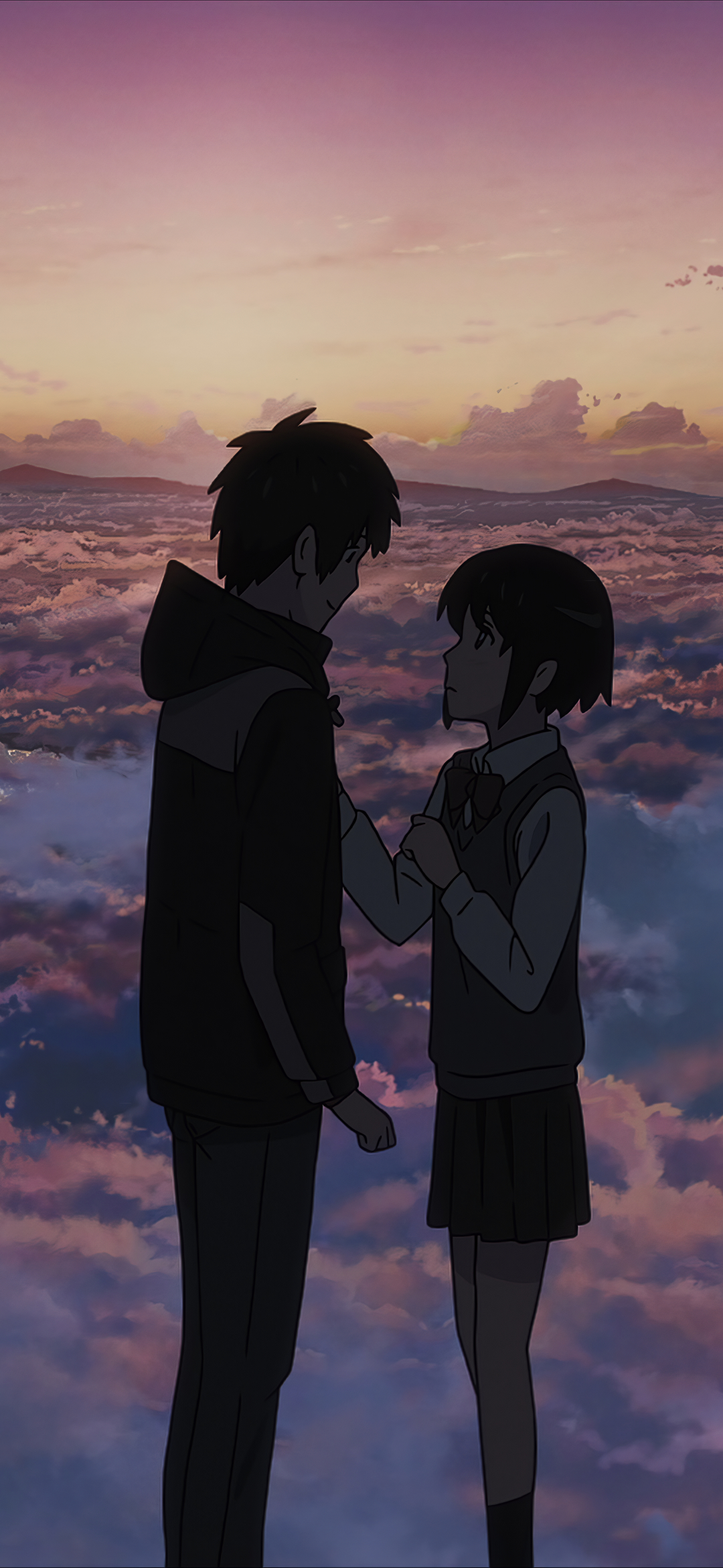 Descarga gratuita de fondo de pantalla para móvil de Animado, Kimi No Na Wa, Mitsuha Miyamizu, Taki Tachibana.