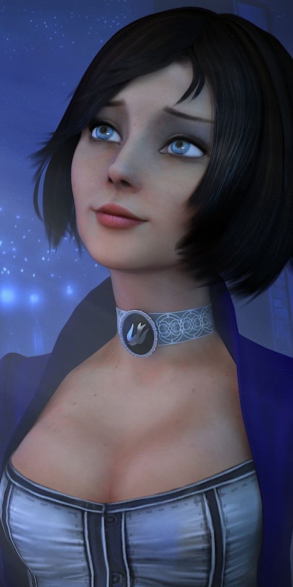 Phone wallpaper: Bioshock Infinite, Anna Dewitt, 3D, Blue Eyes, Video ...