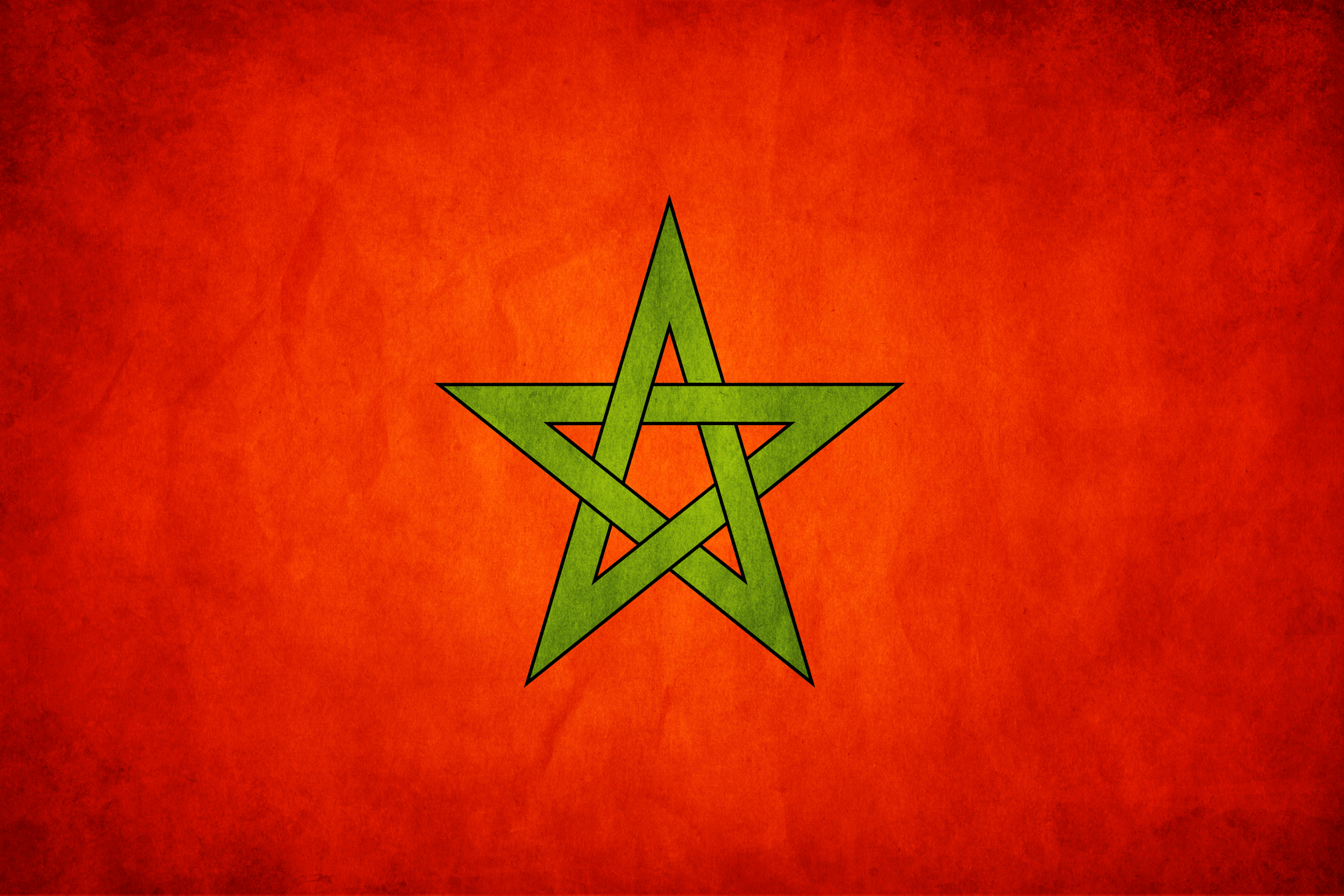 Baixar papéis de parede de desktop Bandeira De Marrocos HD