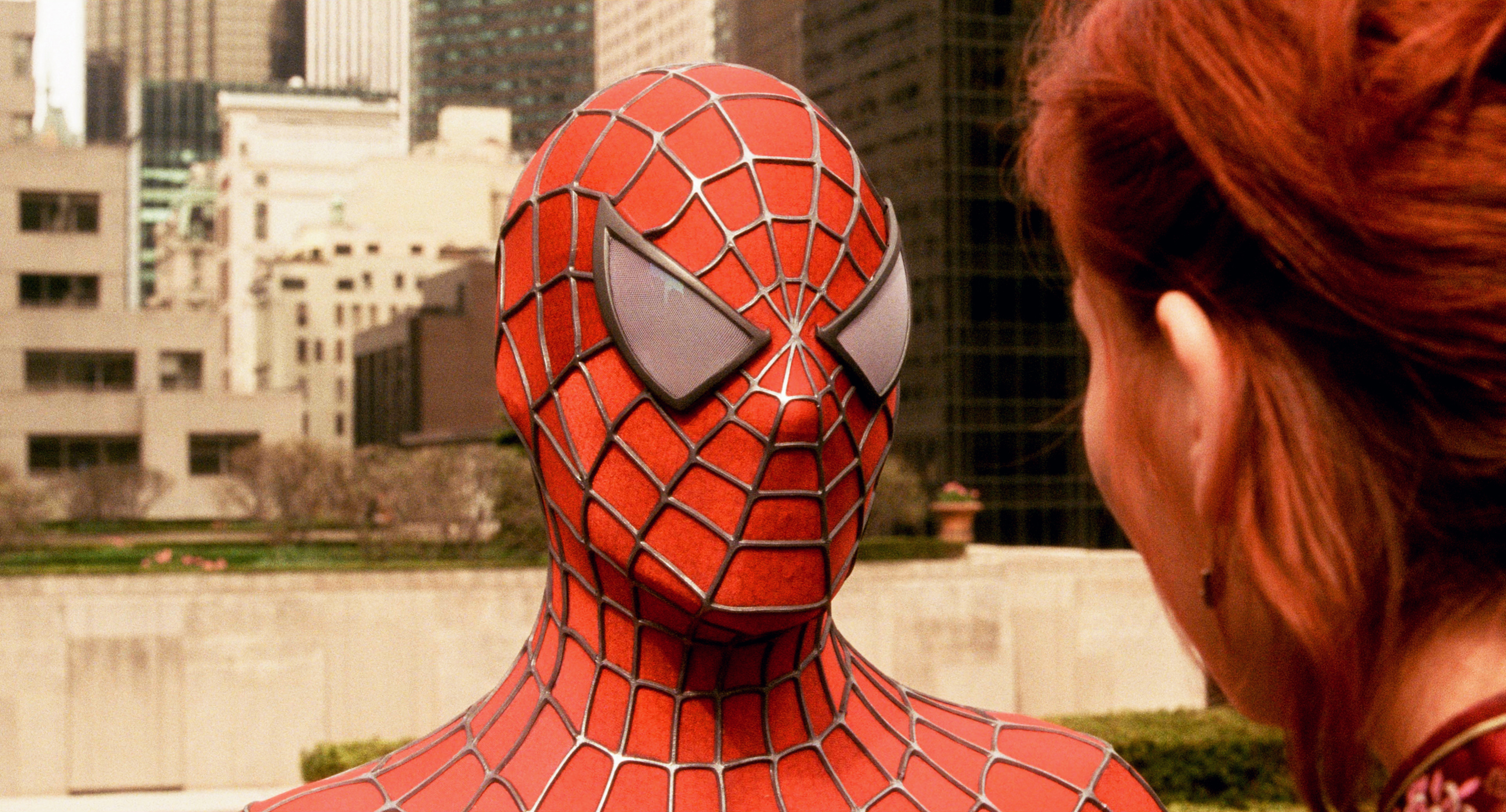 Download mobile wallpaper Spider Man, Movie, Kirsten Dunst, Tobey Maguire for free.