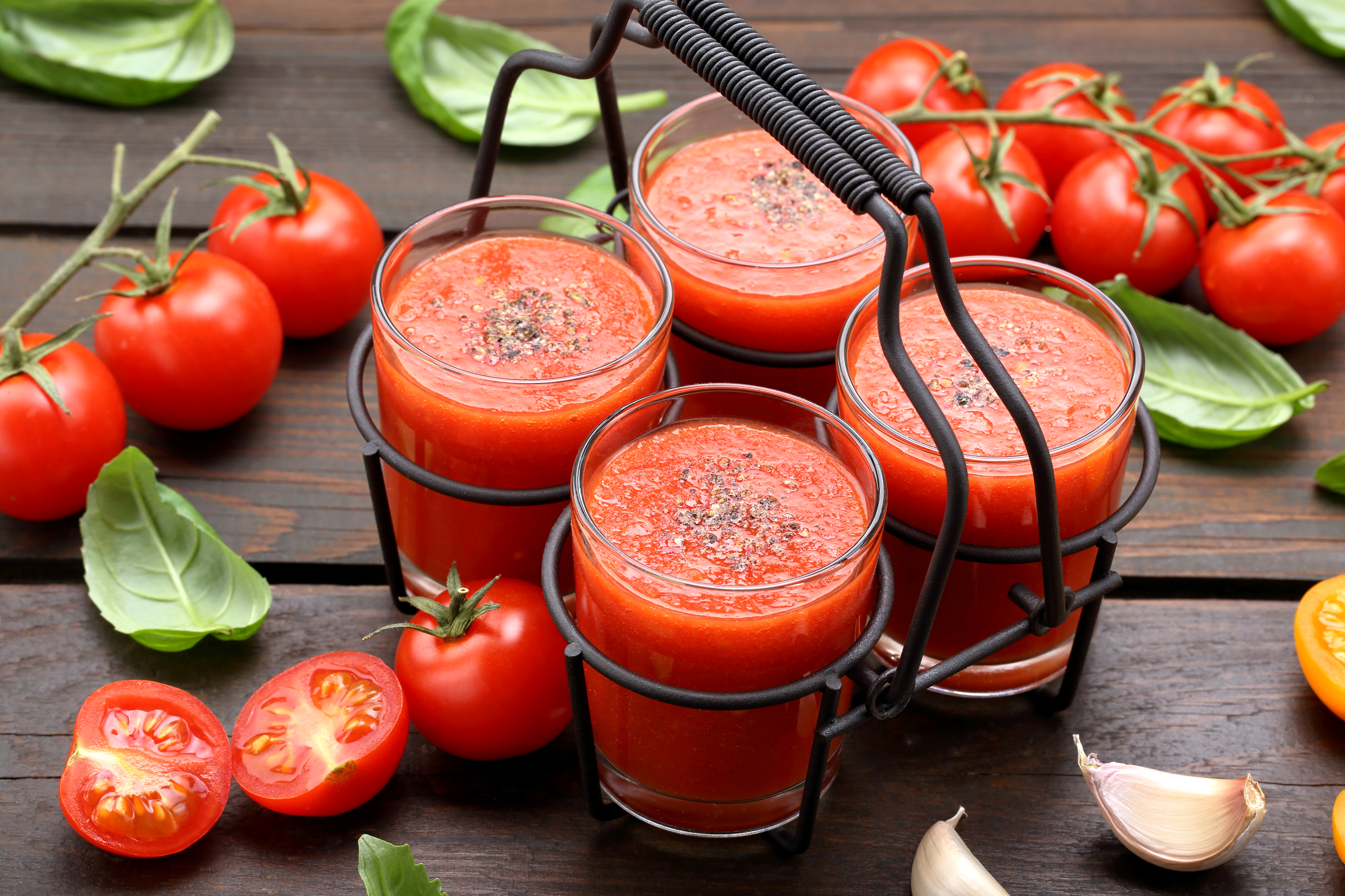 Laden Sie das Glas, Tomate, Saft, Nahrungsmittel, Stillleben, Früchte-Bild kostenlos auf Ihren PC-Desktop herunter