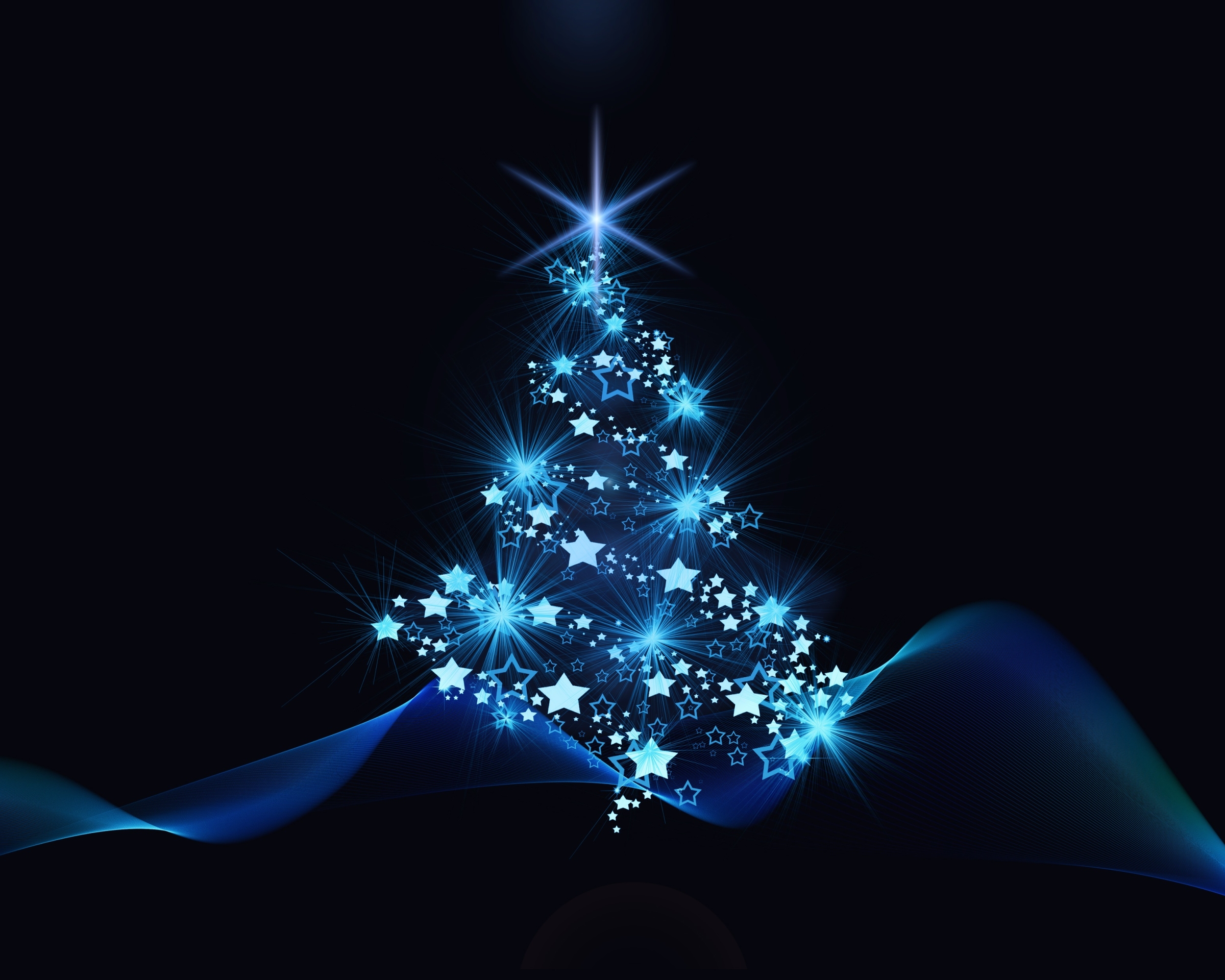 PCデスクトップにクリスマス, 青い, 星, ホリデー画像を無料でダウンロード