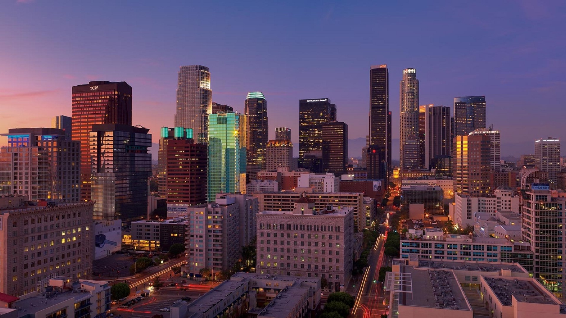 Скачать обои бесплатно Города, Лос Анджелес, Сделано Человеком картинка на рабочий стол ПК