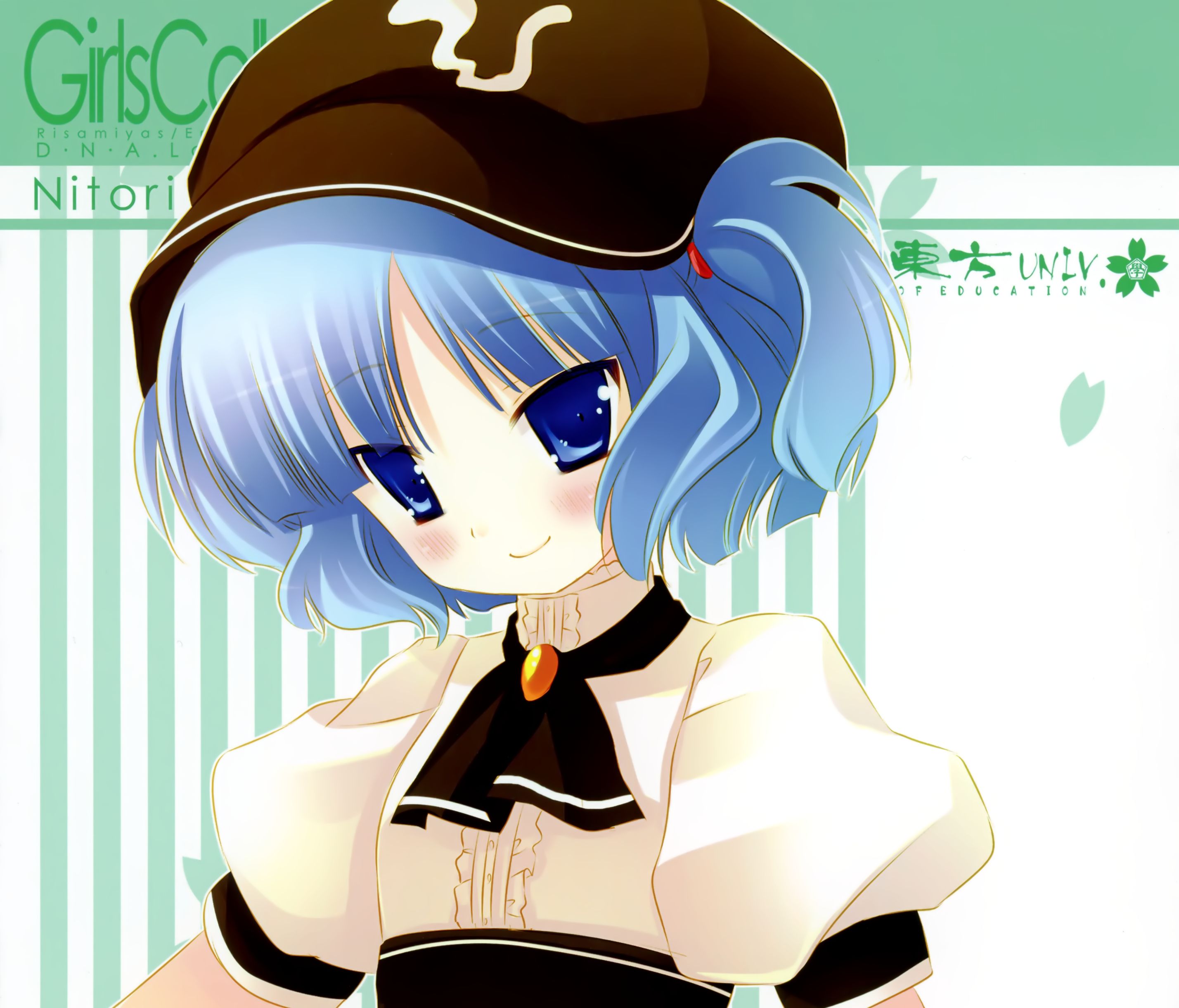 Free download wallpaper Anime, Touhou, Nitori Kawashiro on your PC desktop