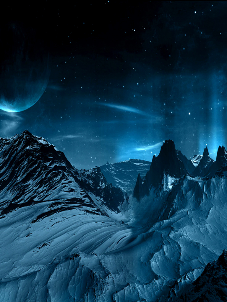 Handy-Wallpaper Landschaft, Science Fiction kostenlos herunterladen.