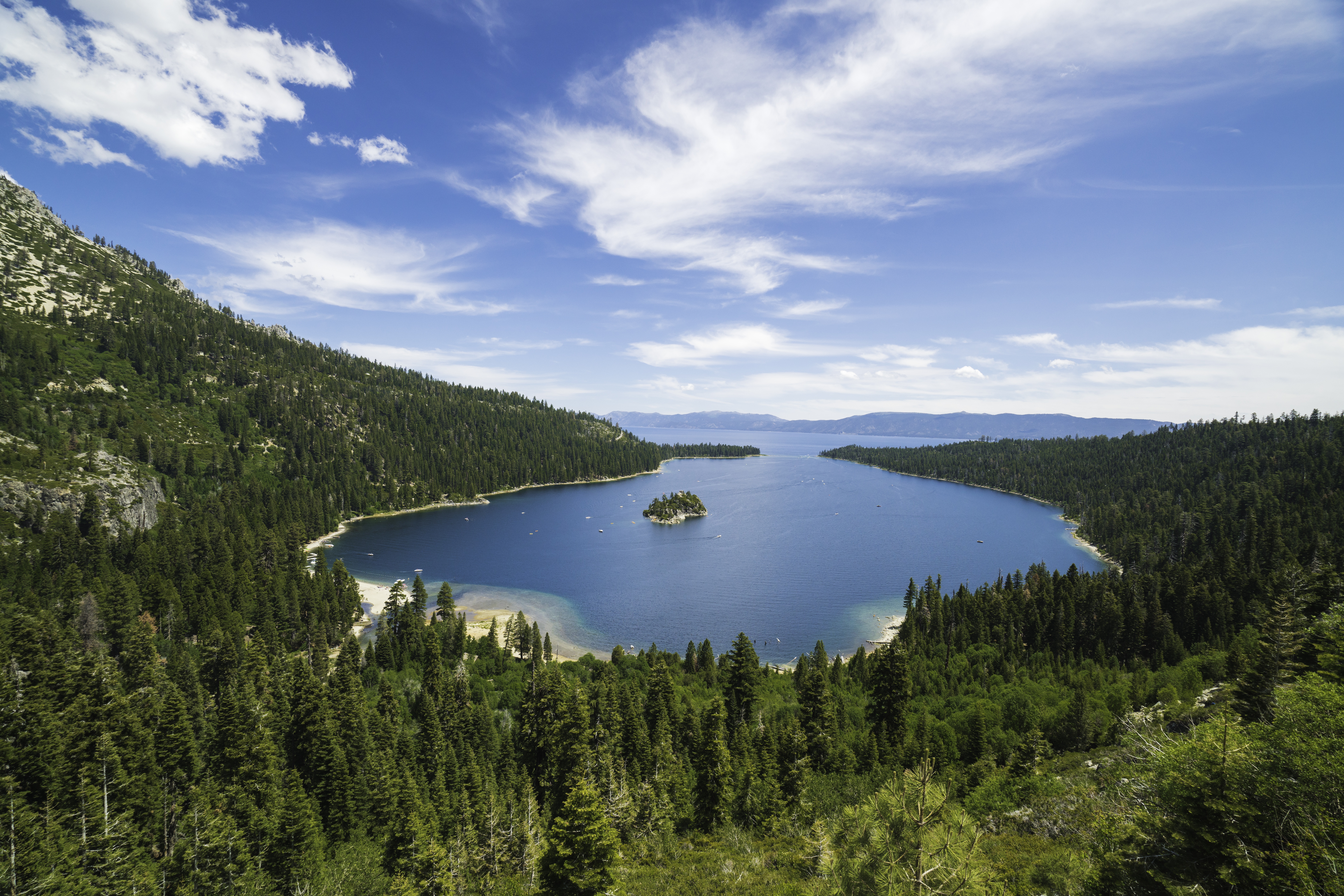 earth, lake tahoe, bay, forest, lakes
