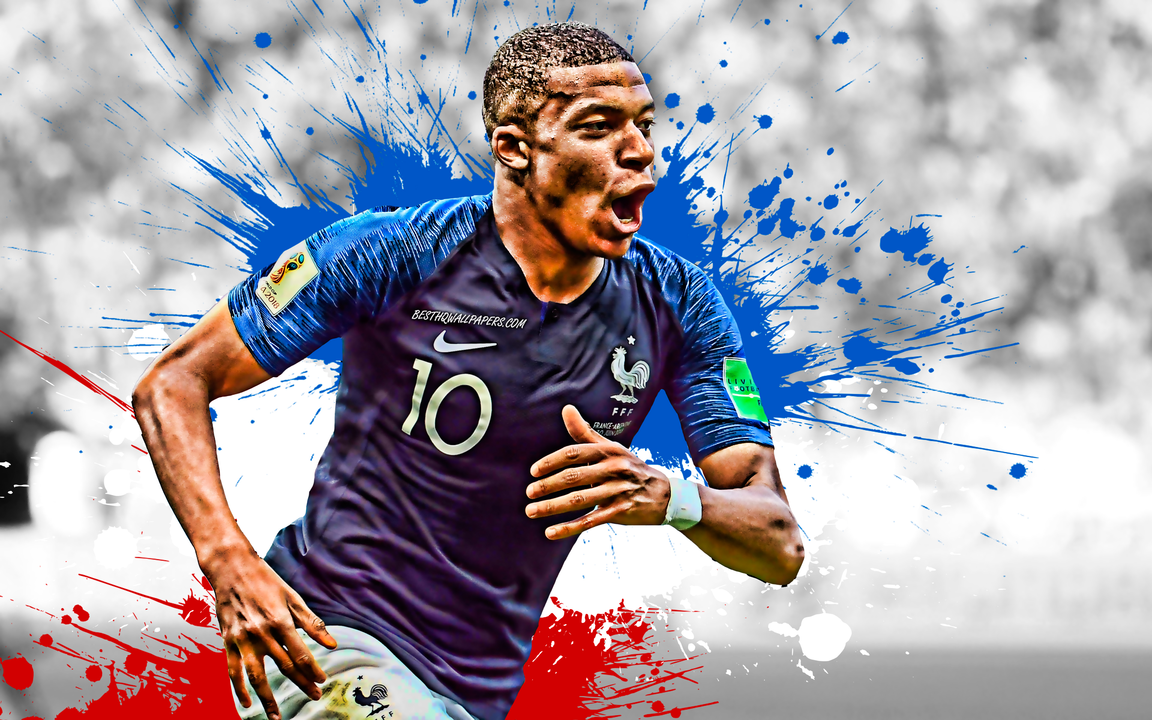 Laden Sie das Sport, Fußball, Französisch, Kylian Mbappé-Bild kostenlos auf Ihren PC-Desktop herunter