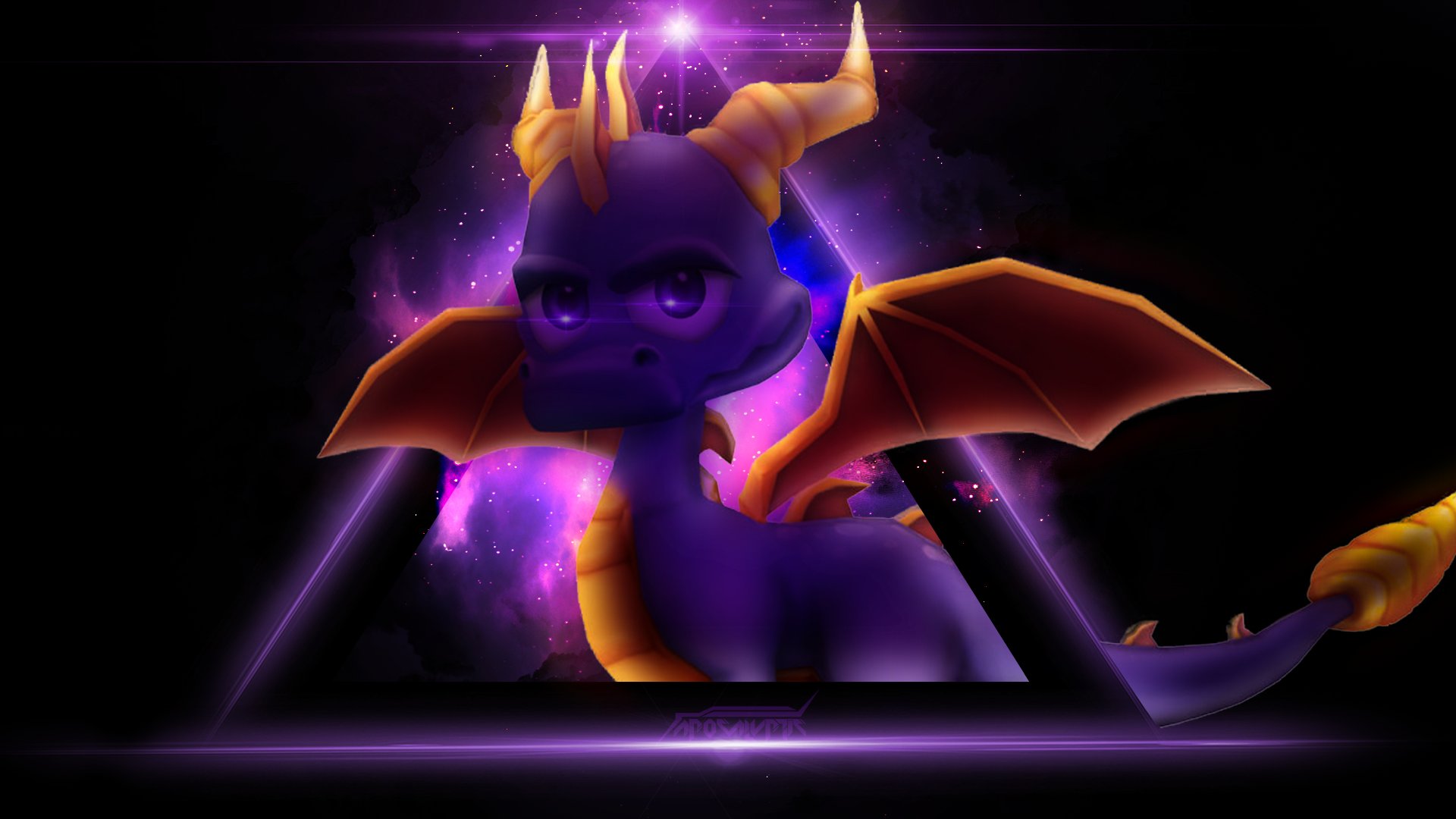 717619 descargar fondo de pantalla videojuego, spyro the dragon, spyro (personaje): protectores de pantalla e imágenes gratis