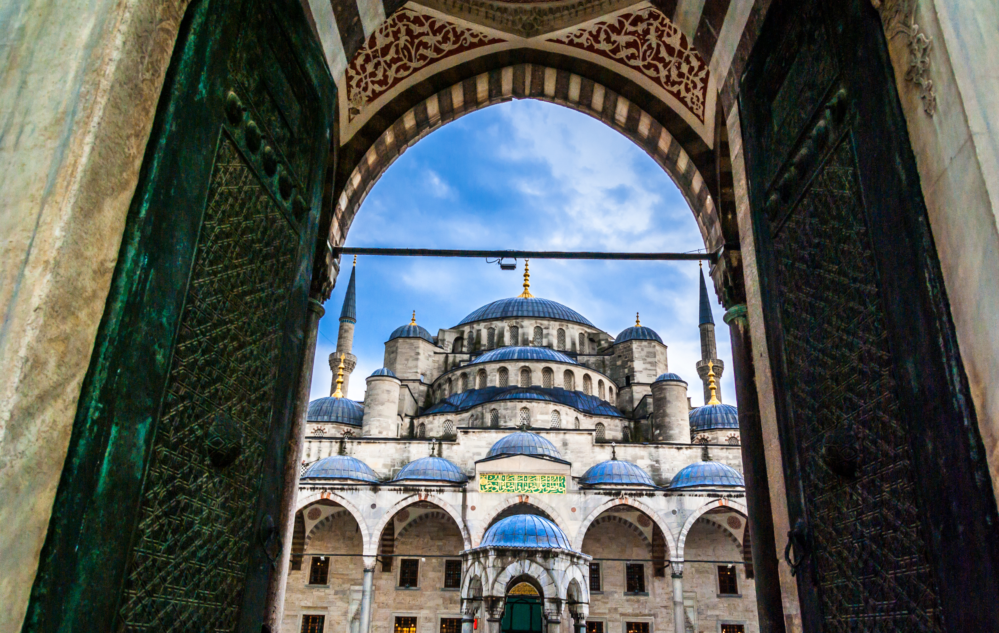 Скачать обои бесплатно Религиозные, Мечеть Султана Ахмеда, Мечети картинка на рабочий стол ПК