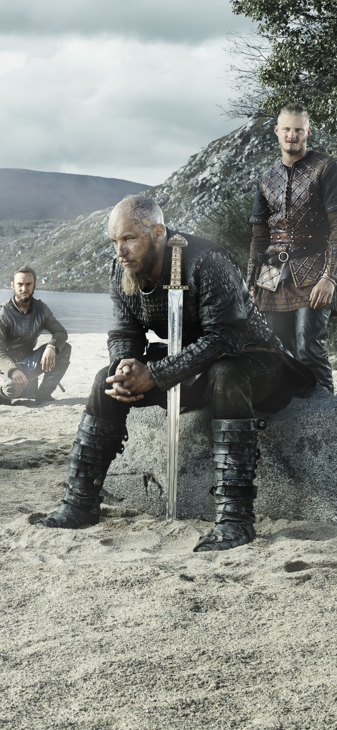 Download mobile wallpaper Warrior, Tv Show, Vikings (Tv Show), Vikings, Ragnar Lothbrok for free.