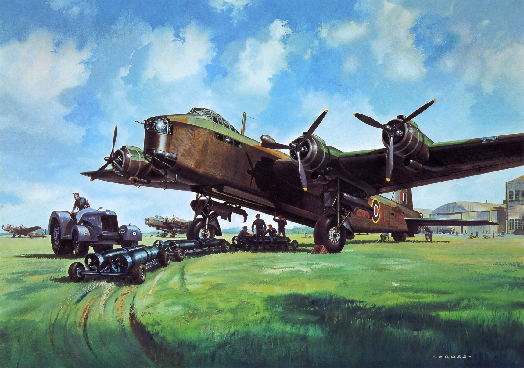 Free download wallpaper Military, Short Stirling, Bombers on your PC desktop