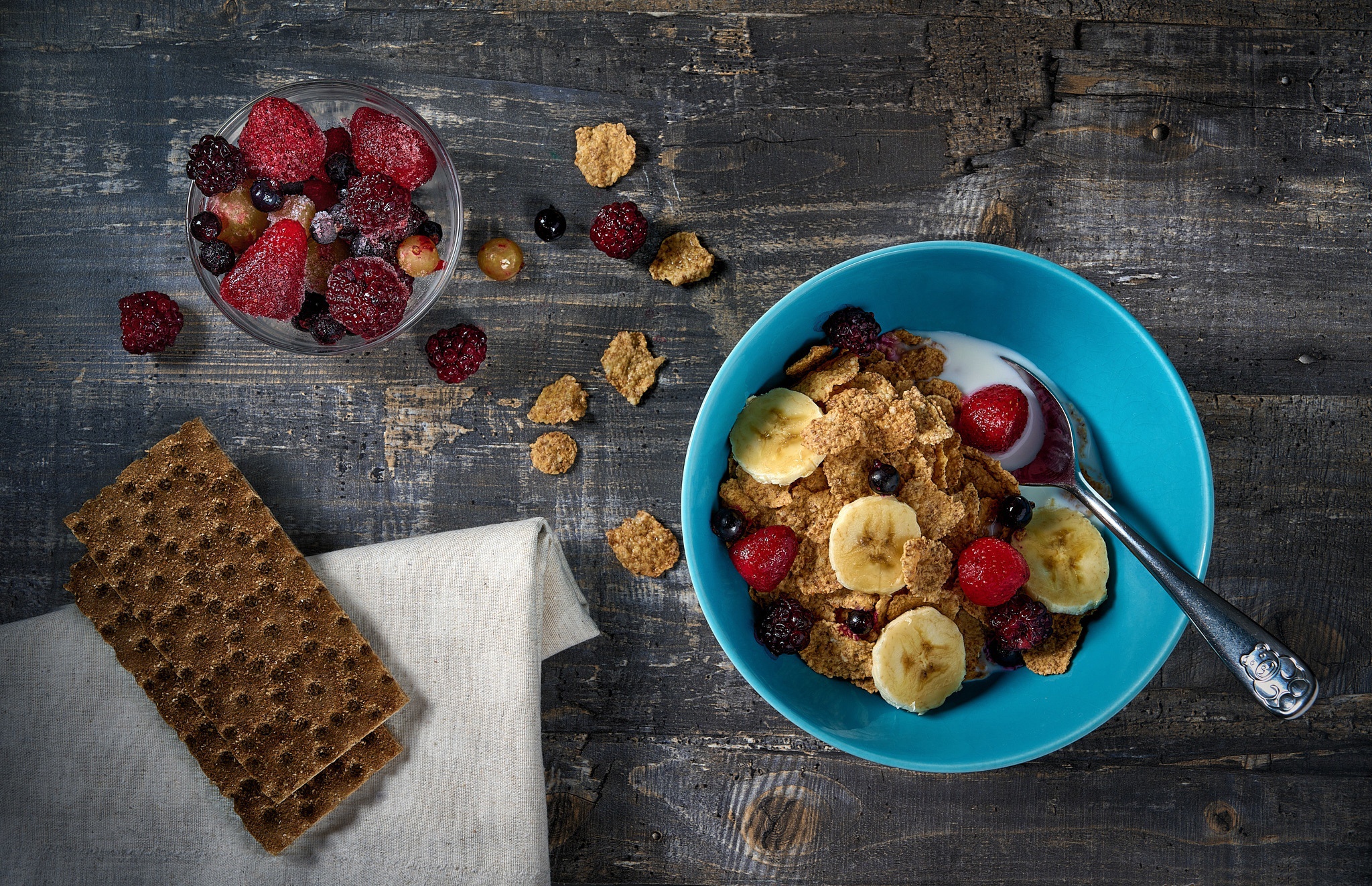 Free download wallpaper Food, Still Life, Berry, Fruit, Breakfast, Cereal on your PC desktop