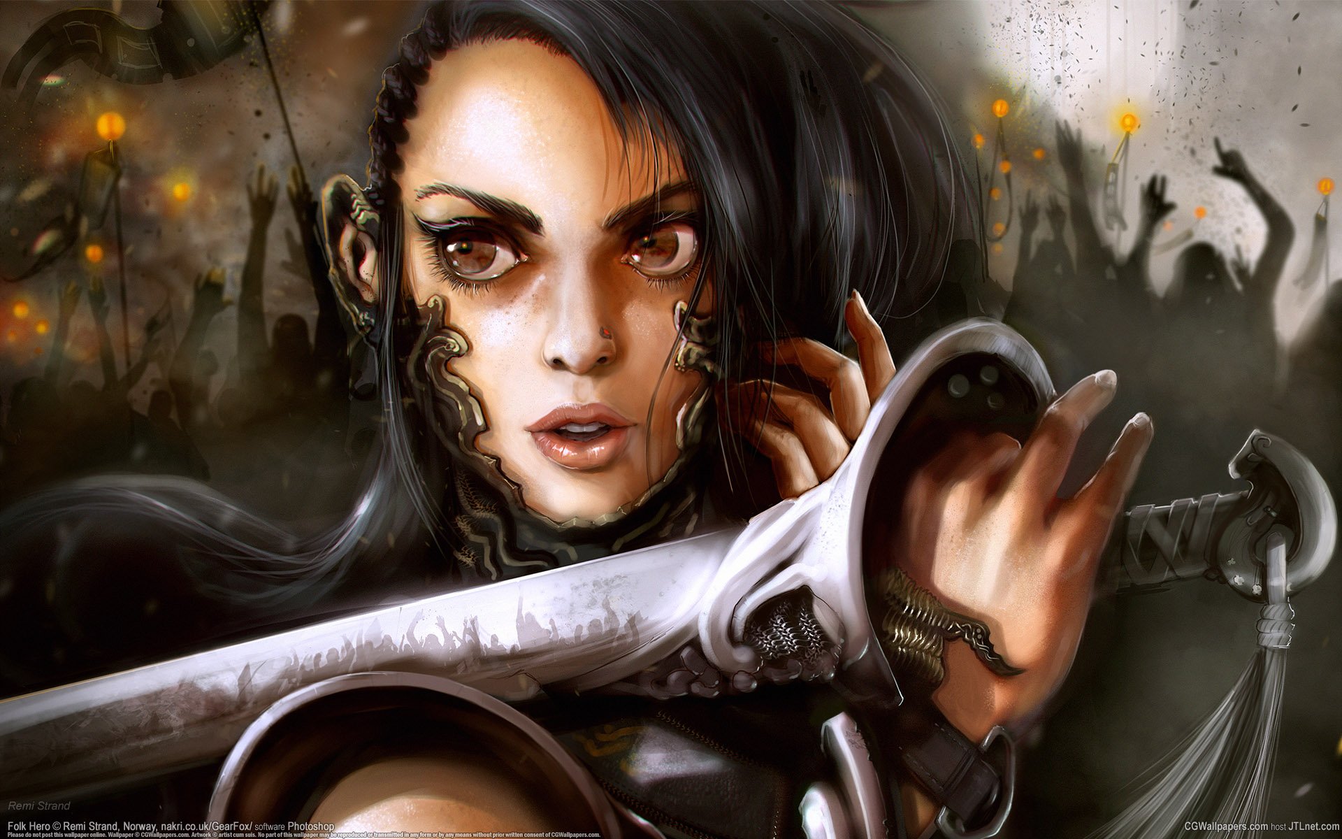 Download mobile wallpaper Women Warrior, Fantasy for free.