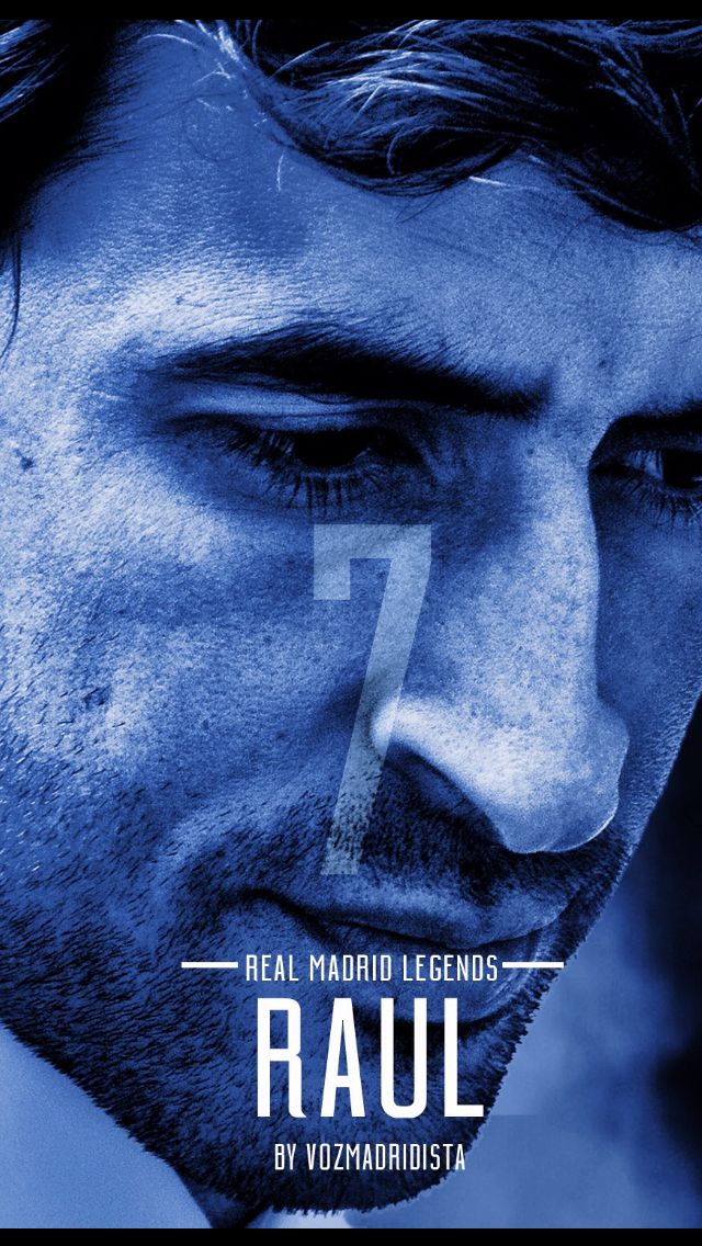 Handy-Wallpaper Sport, Fußball, Real Madrid Cf, Raúl González Blanco kostenlos herunterladen.