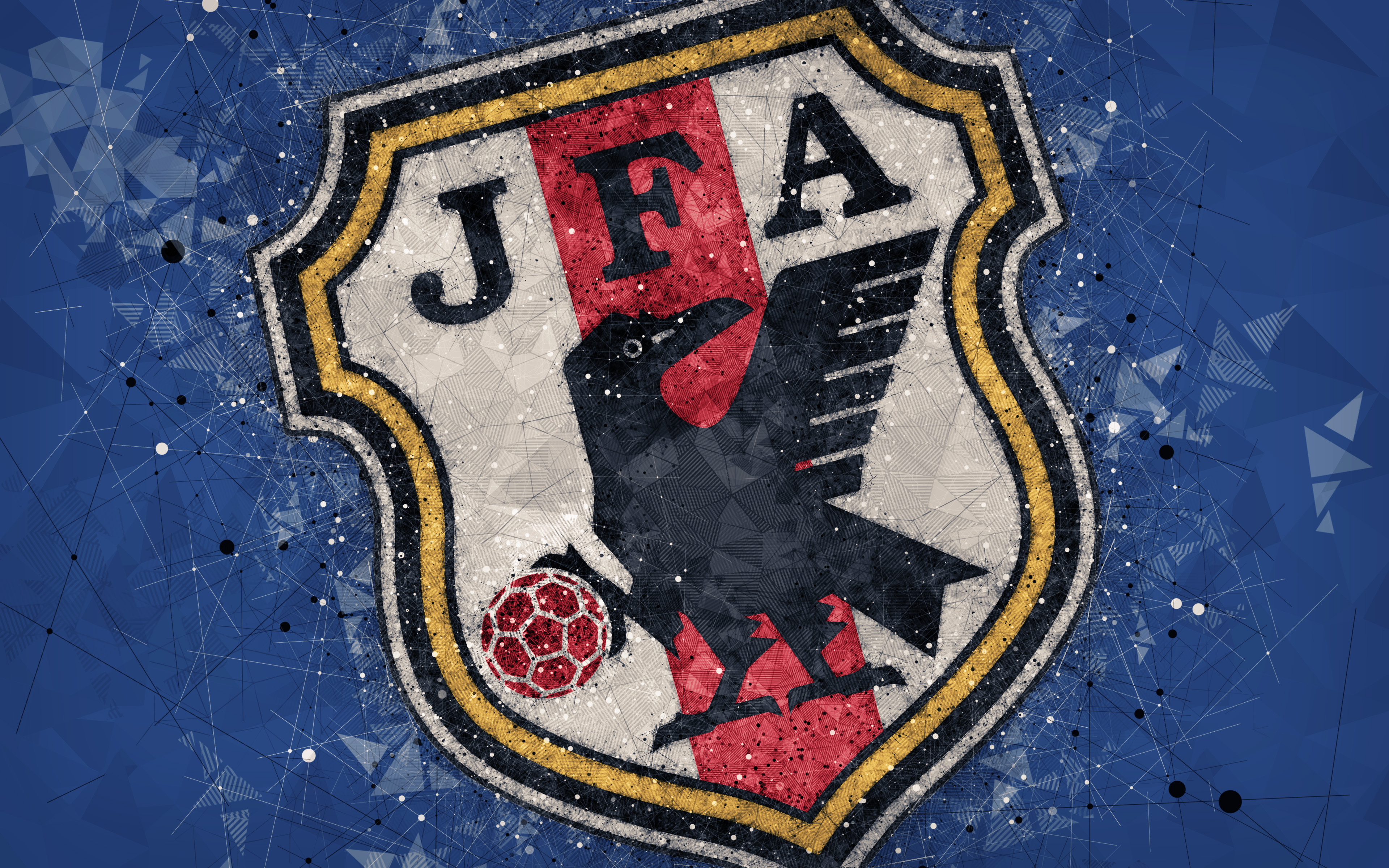 Descarga gratuita de fondo de pantalla para móvil de Fútbol, Japón, Logo, Emblema, Deporte, Selección De Fútbol De Japón.