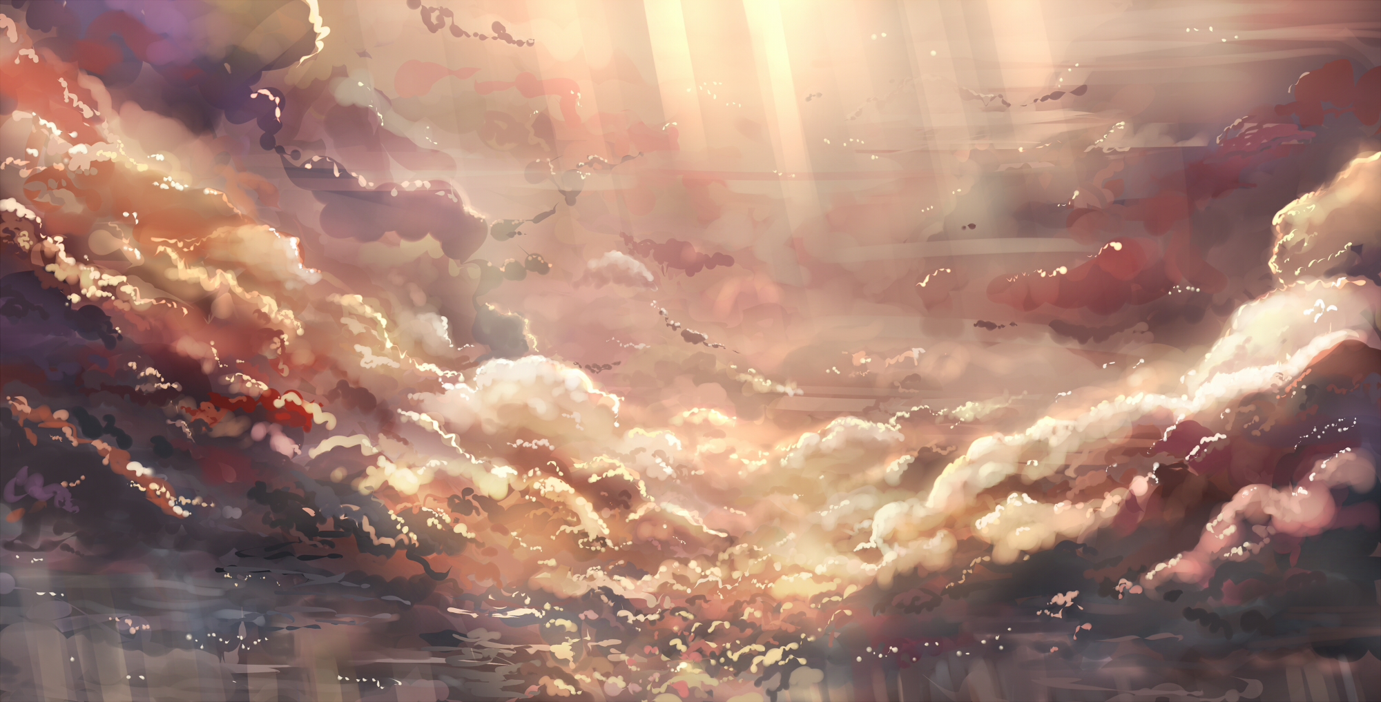 Laden Sie das Wolke, Himmel, Animes-Bild kostenlos auf Ihren PC-Desktop herunter