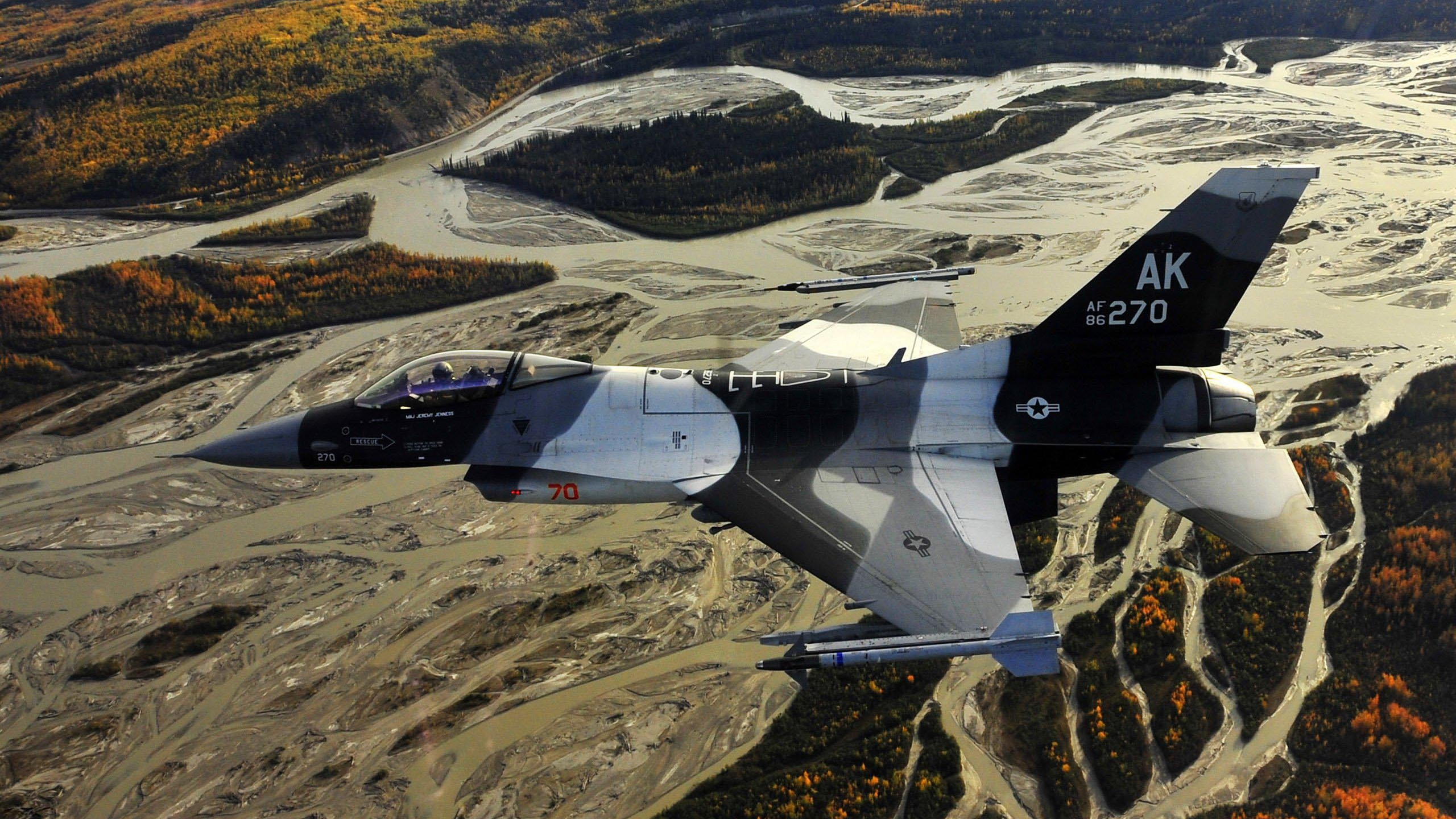Завантажити шпалери безкоштовно Військовий, General Dynamics F 16 Fighting Falcon, Реактивні Винищувачі картинка на робочий стіл ПК