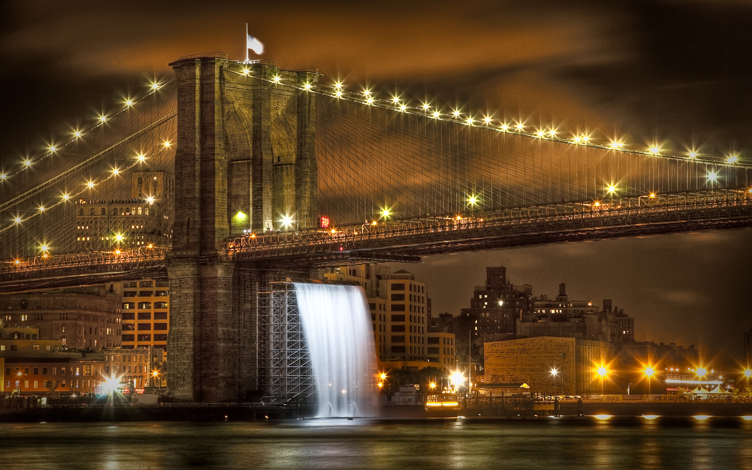 Завантажити шпалери безкоштовно Бруклінський Міст, Мости, Створено Людиною картинка на робочий стіл ПК