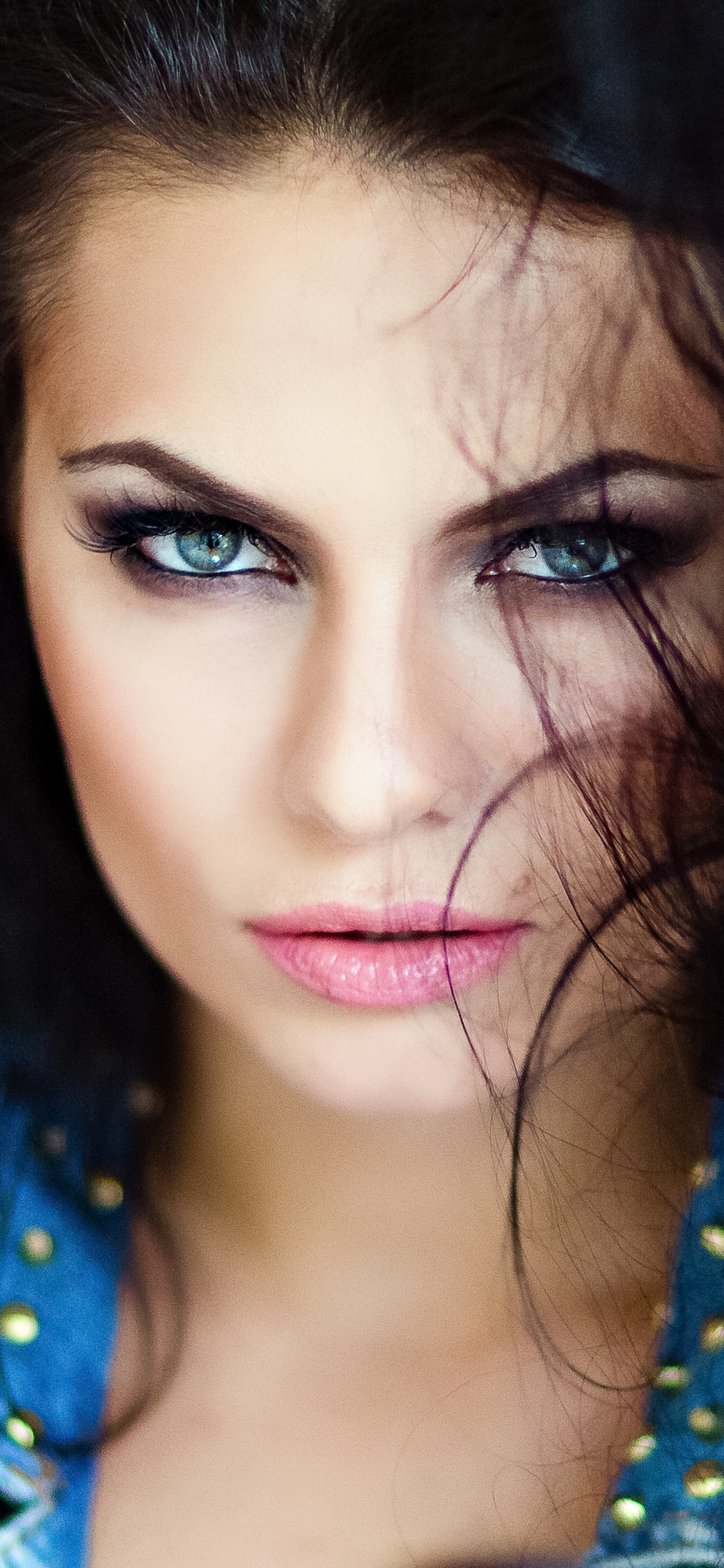 Download mobile wallpaper Face, Model, Women, Blue Eyes for free.