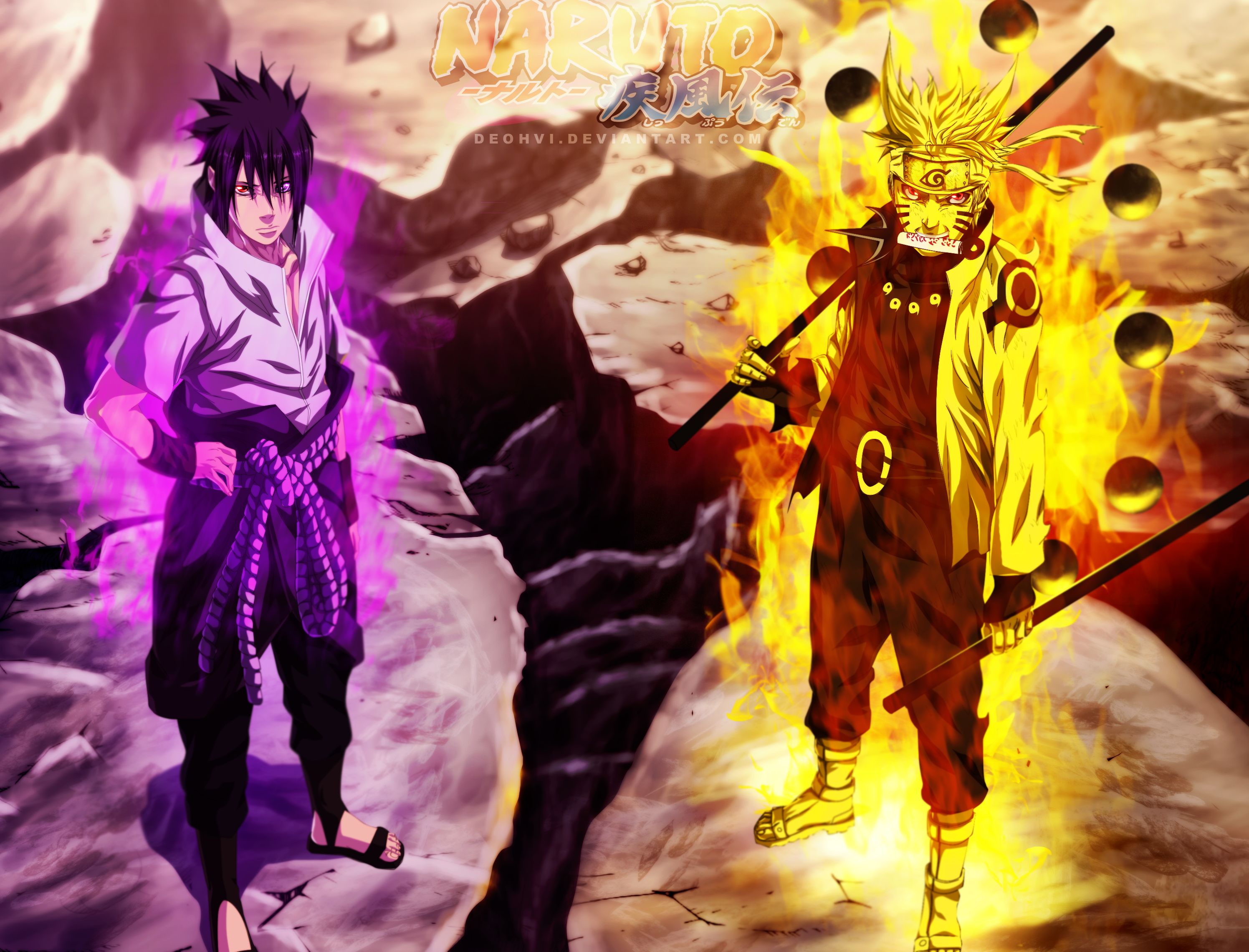 Free download wallpaper Anime, Naruto, Sasuke Uchiha, Naruto Uzumaki on your PC desktop