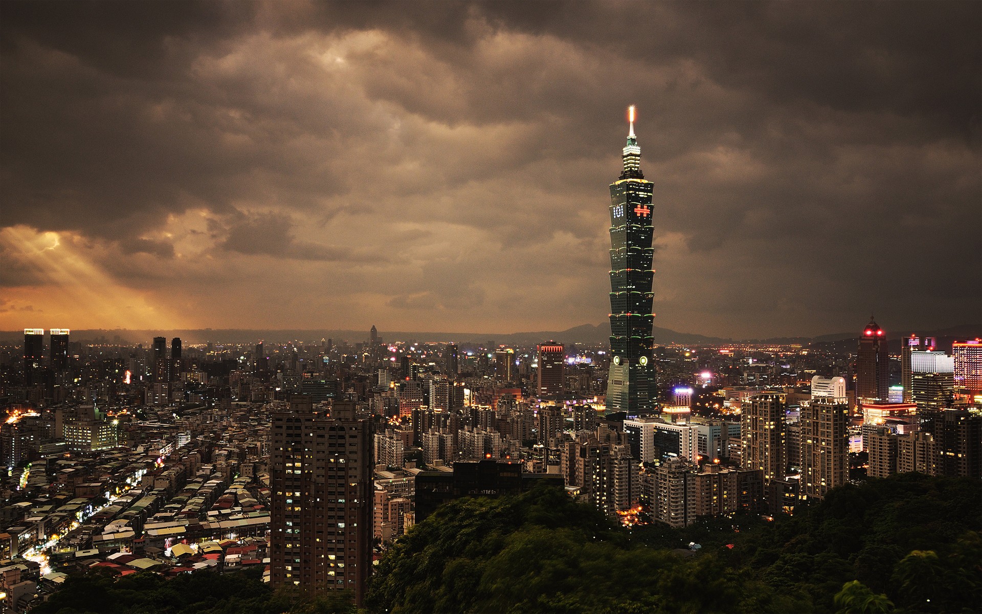 Die besten Taipei 101-Hintergründe für den Telefonbildschirm